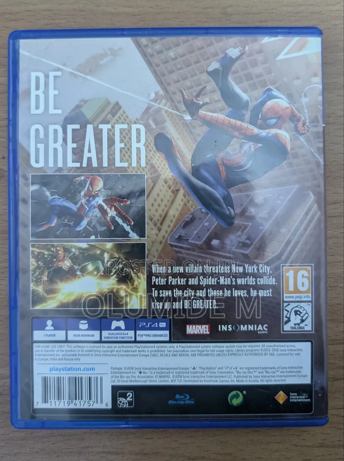FC25, Spiderman Ps4, GTAV, Horizon Forbidden West, Witcher 3 