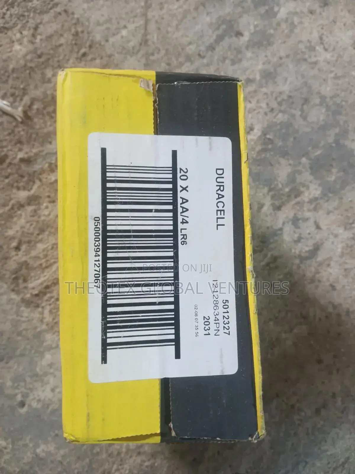AA Duracell Battery X 20card Per Box