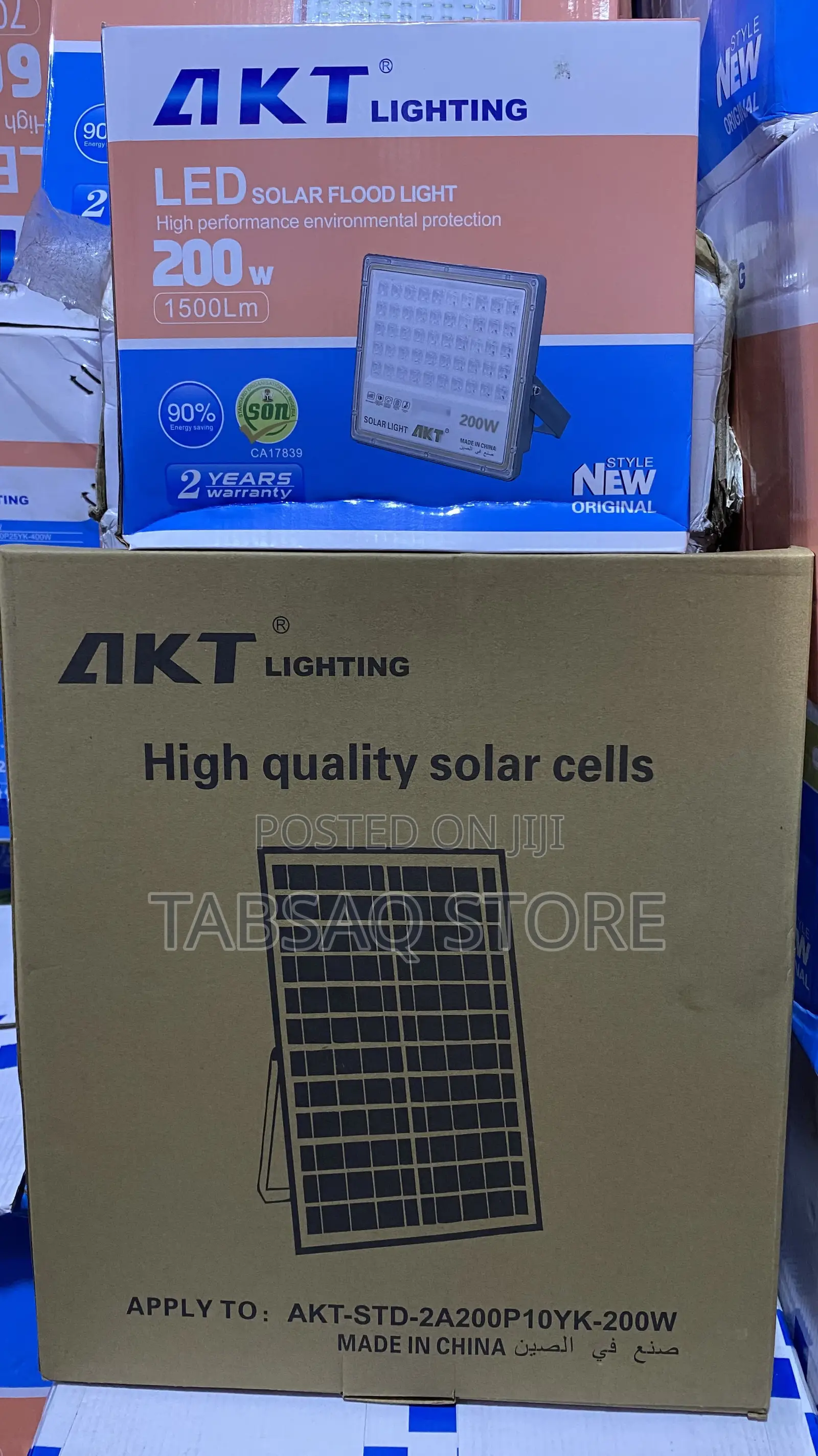 Akt Led Solar Flood Light | 200w | 1200lm | Warranty: 2 Years