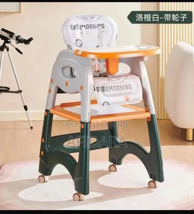Premium 3-in-1 Baby High Chair Comfortable & Adjustable Feeding Chair