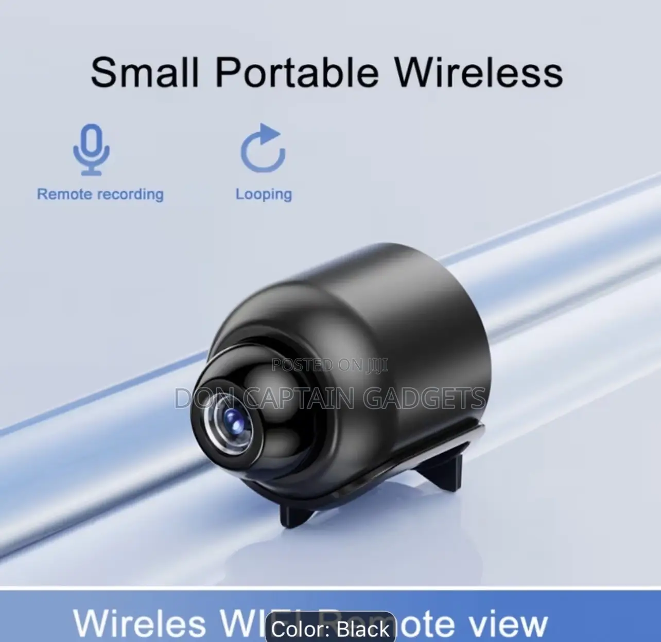 Wi-Fi Portable Indoor Small Video Security Camera Wit Motion Detection