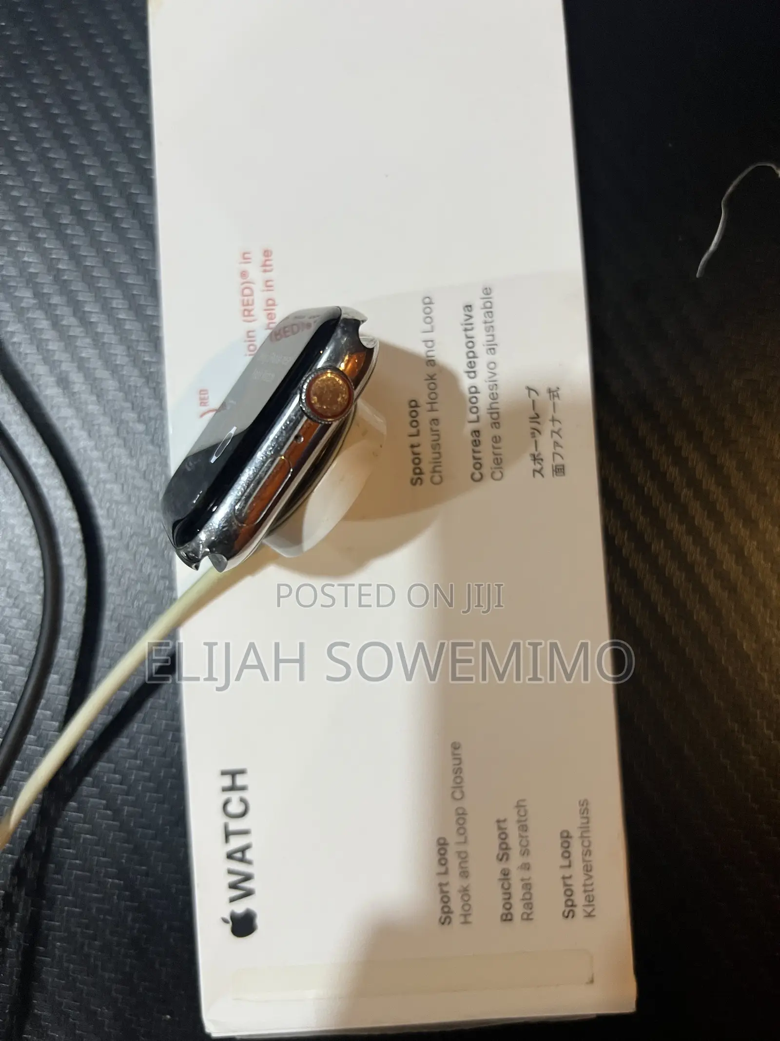 Apple Watch Series 4 44mm Stainless Steel( iCloud Only) for Part