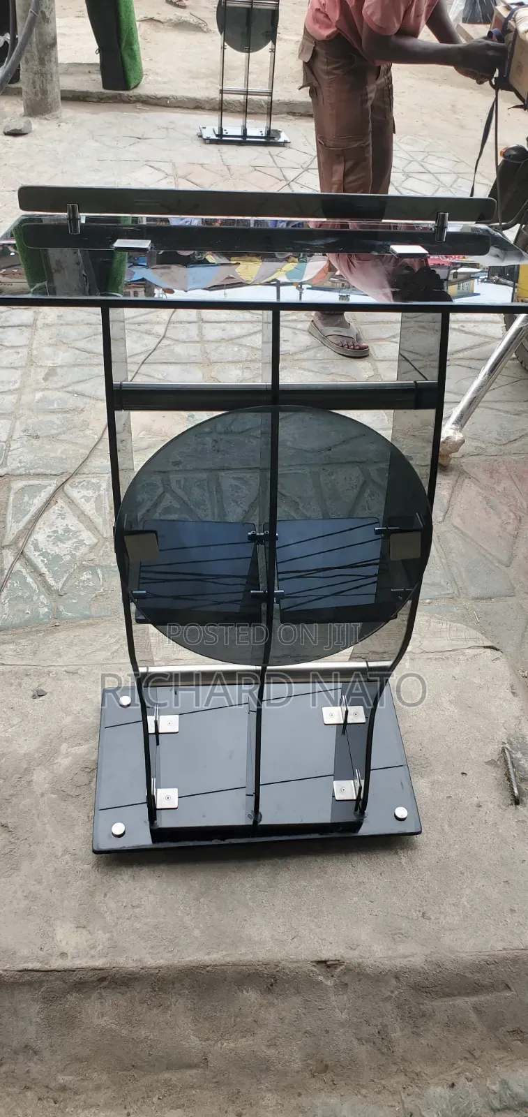 Tinted Pulpit Glass Church Stand