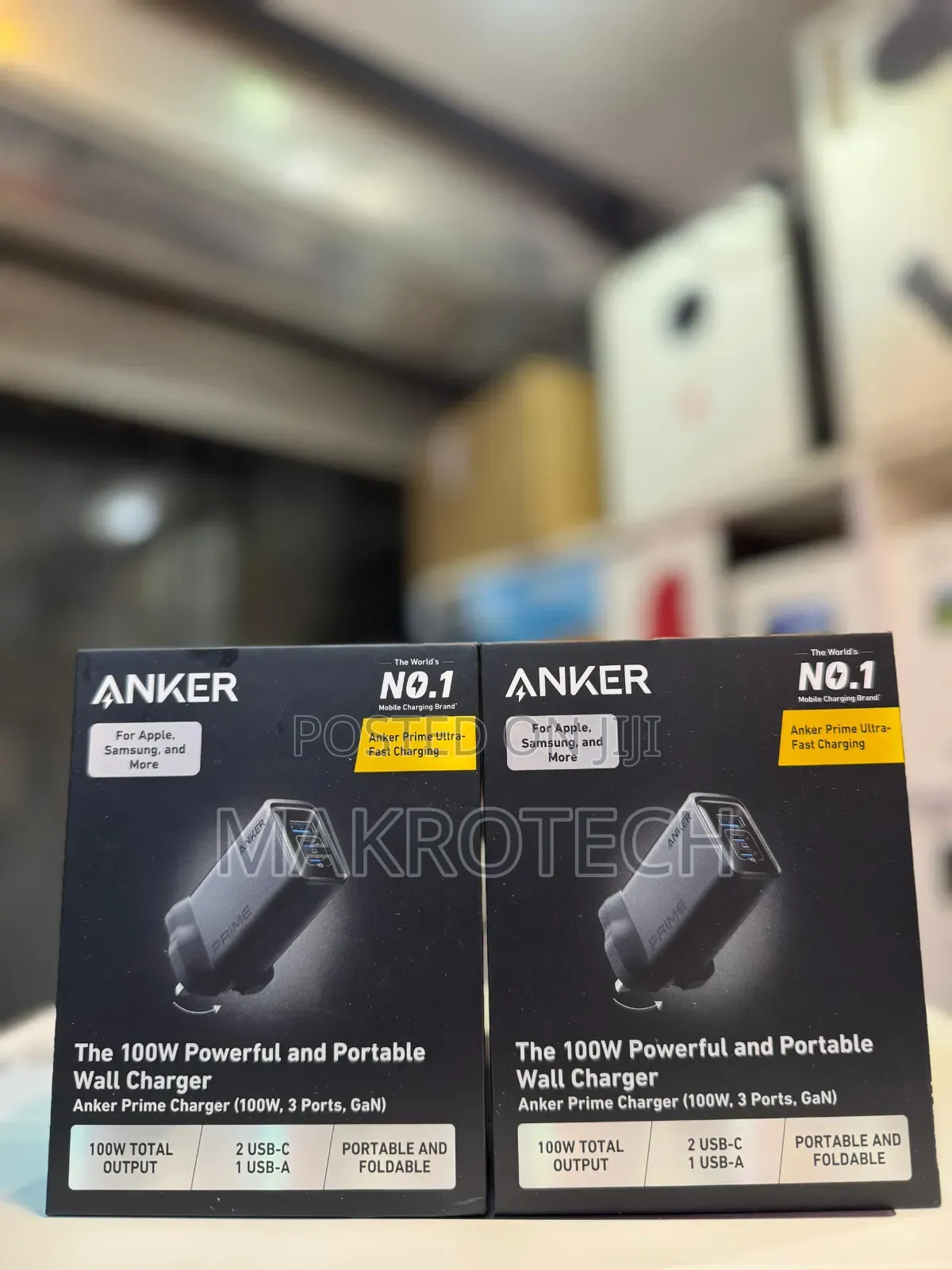 Anker Prime Charger (100W, 3 Ports, GaN)
