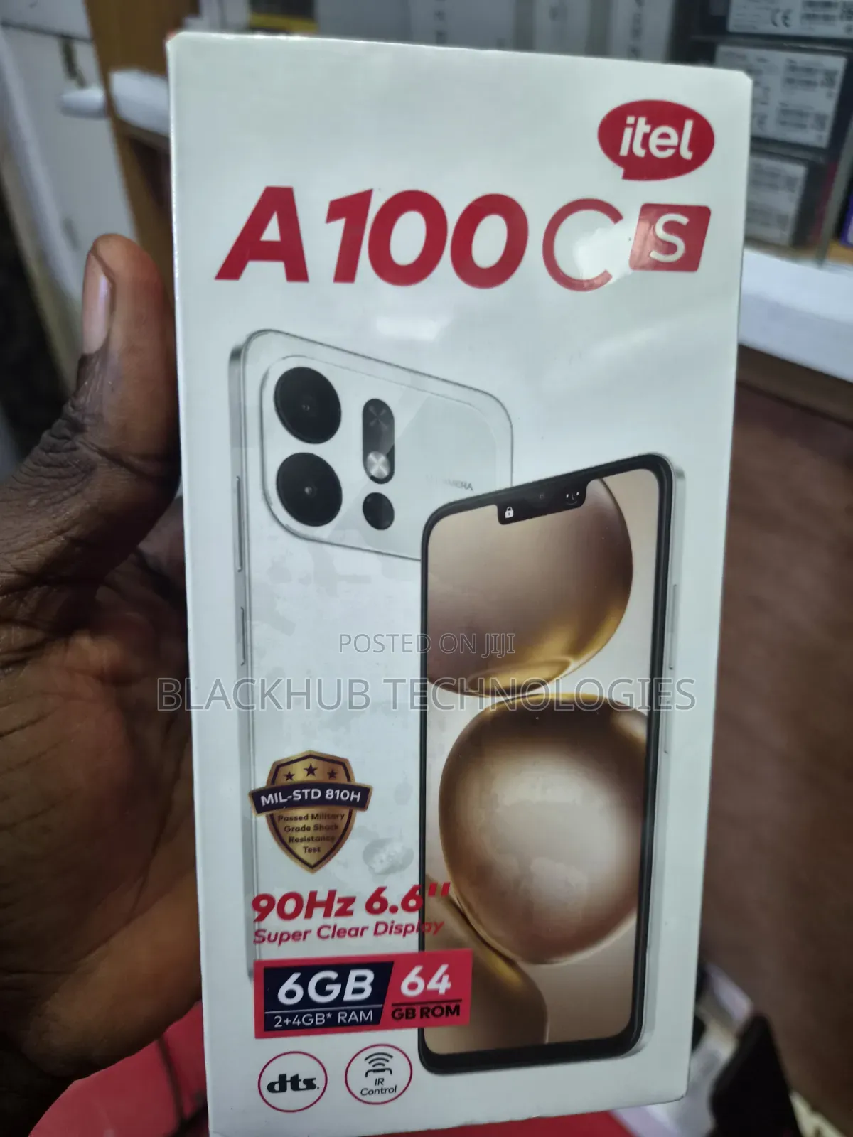 New Itel A100C 64 GB Black