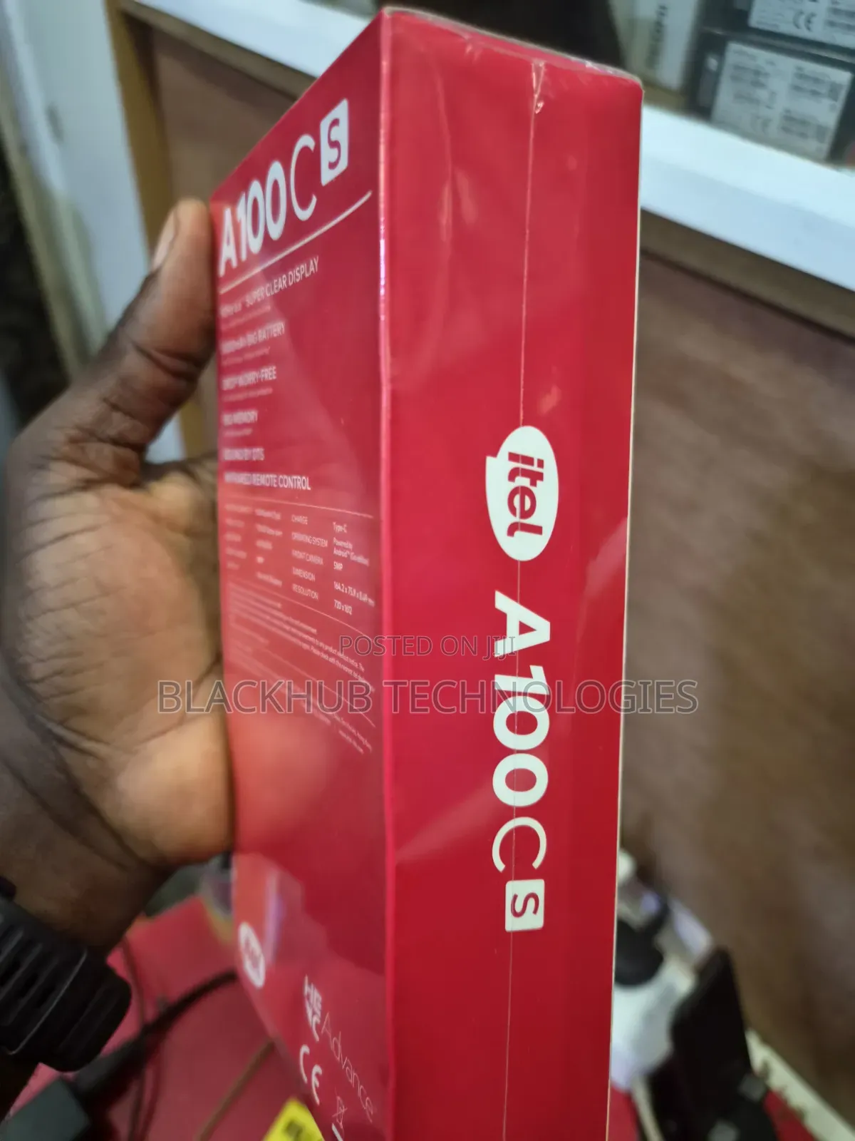 New Itel A100C 64 GB Black