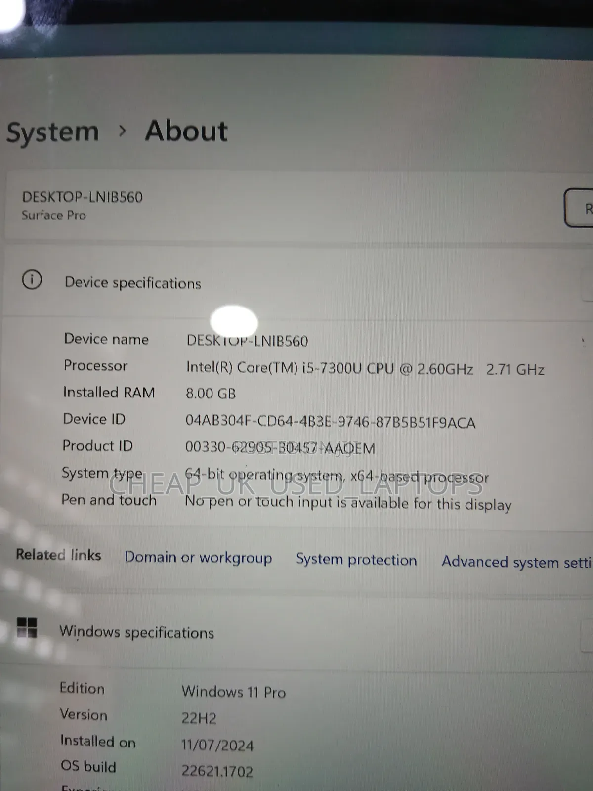 Laptop Microsoft Surface Laptop 5 8GB Intel Core i5 SSD 256GB