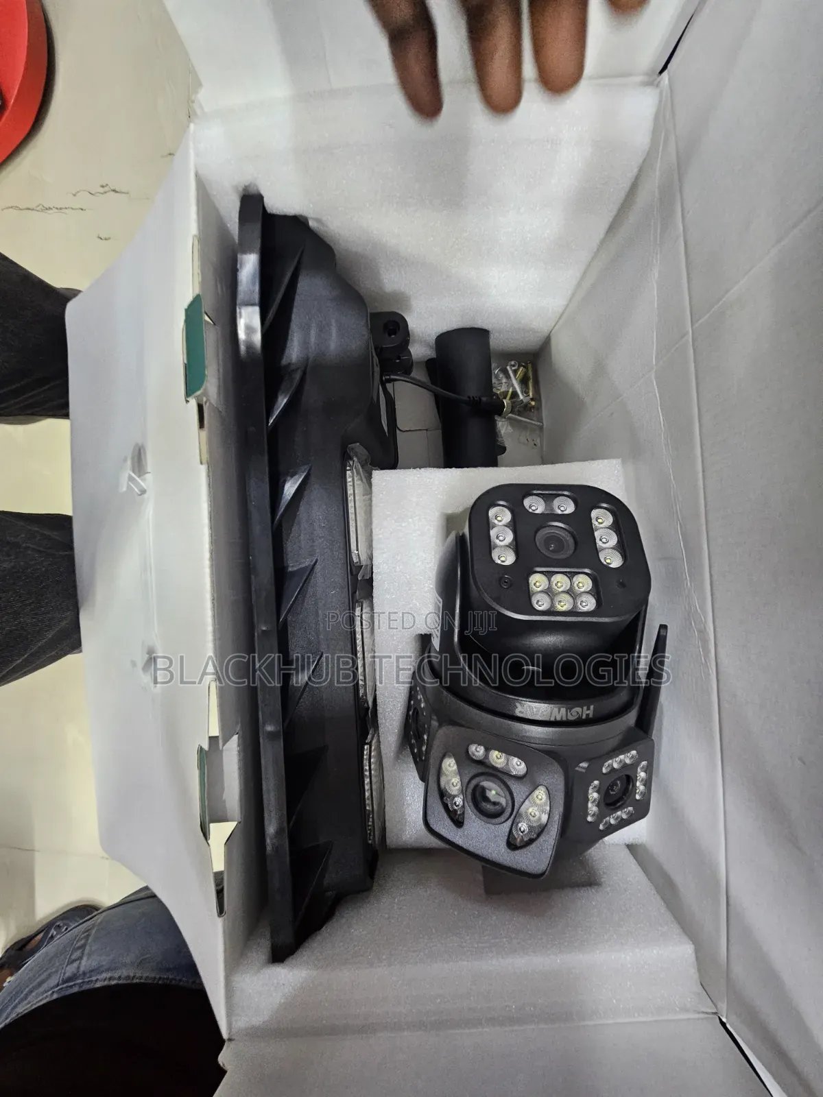 Howfar Hsc001 Plus, Solar Camera Street Lighting, 400w + 2 Lines