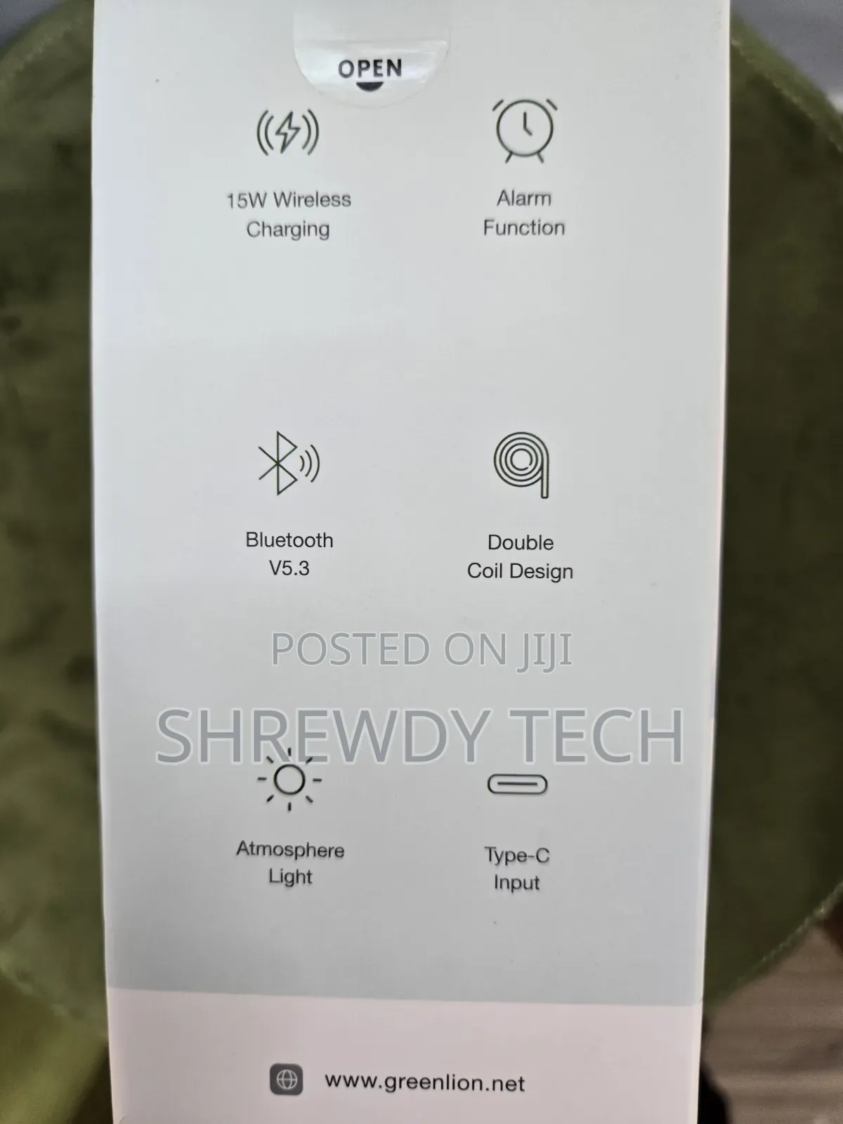6 in 1 Wireless Charging Station With Alarm Function