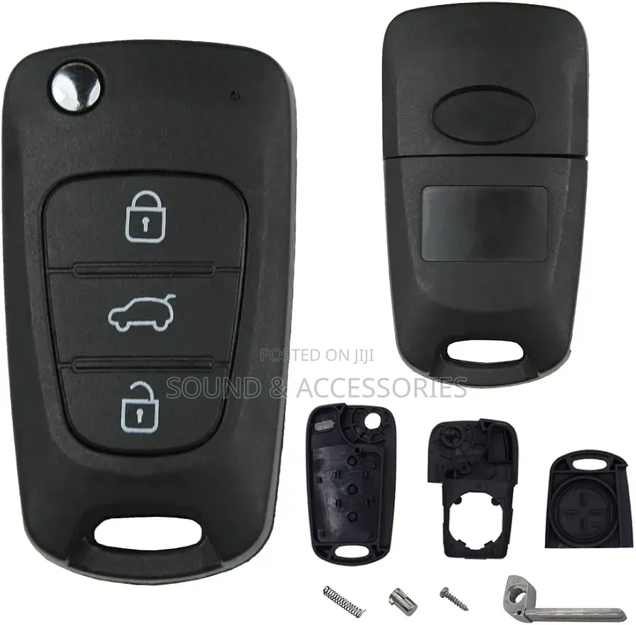 Kia 3 Button Folding Remote Fob Shell for Rio Picanto Sorento Sportage