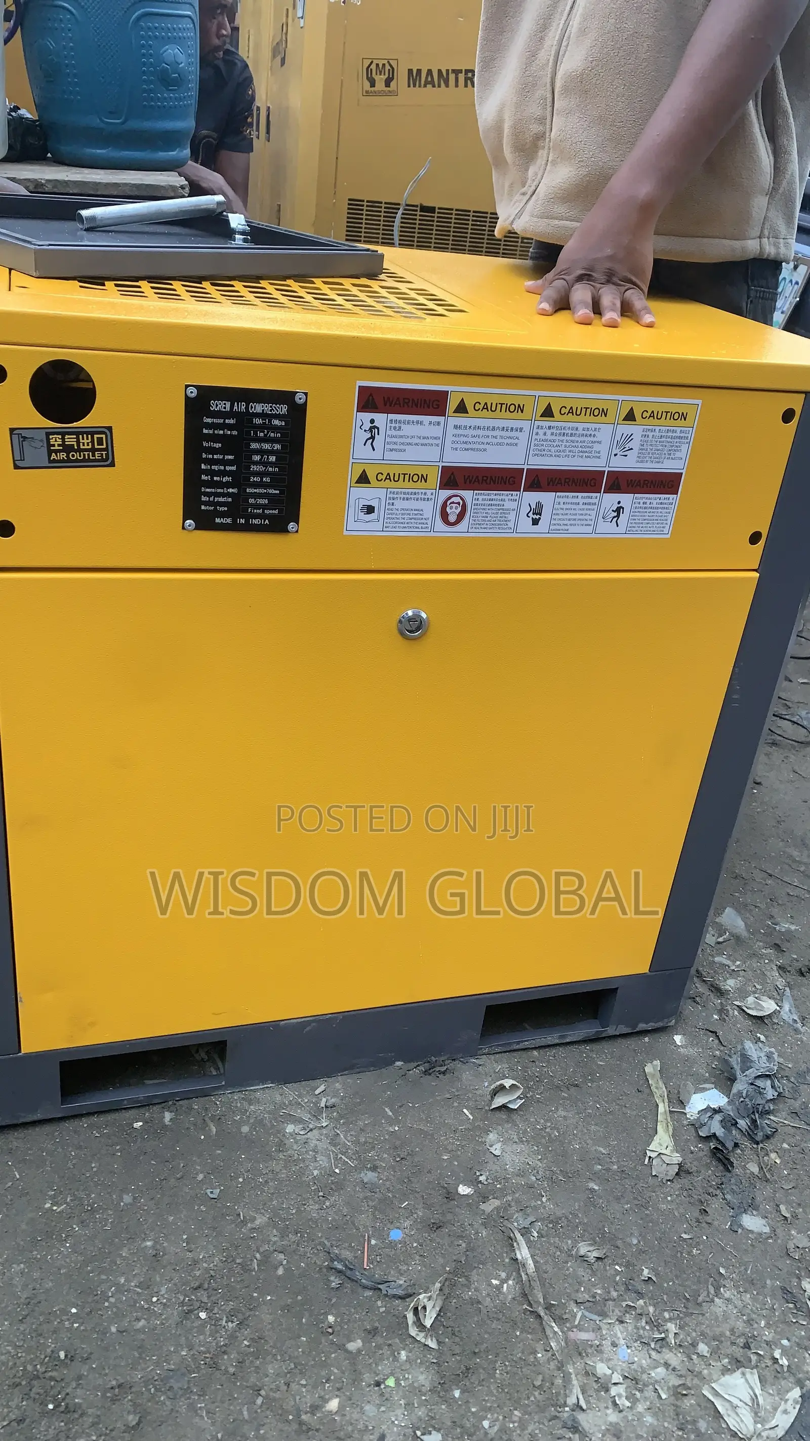 Original Screw Compressor 10hp 7.5kw