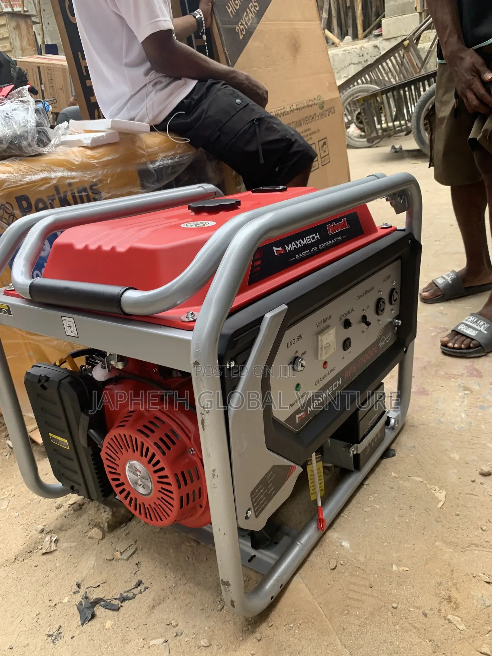MAXMECH RF5-17000E Powerful 15kVA Generator for Home & Business