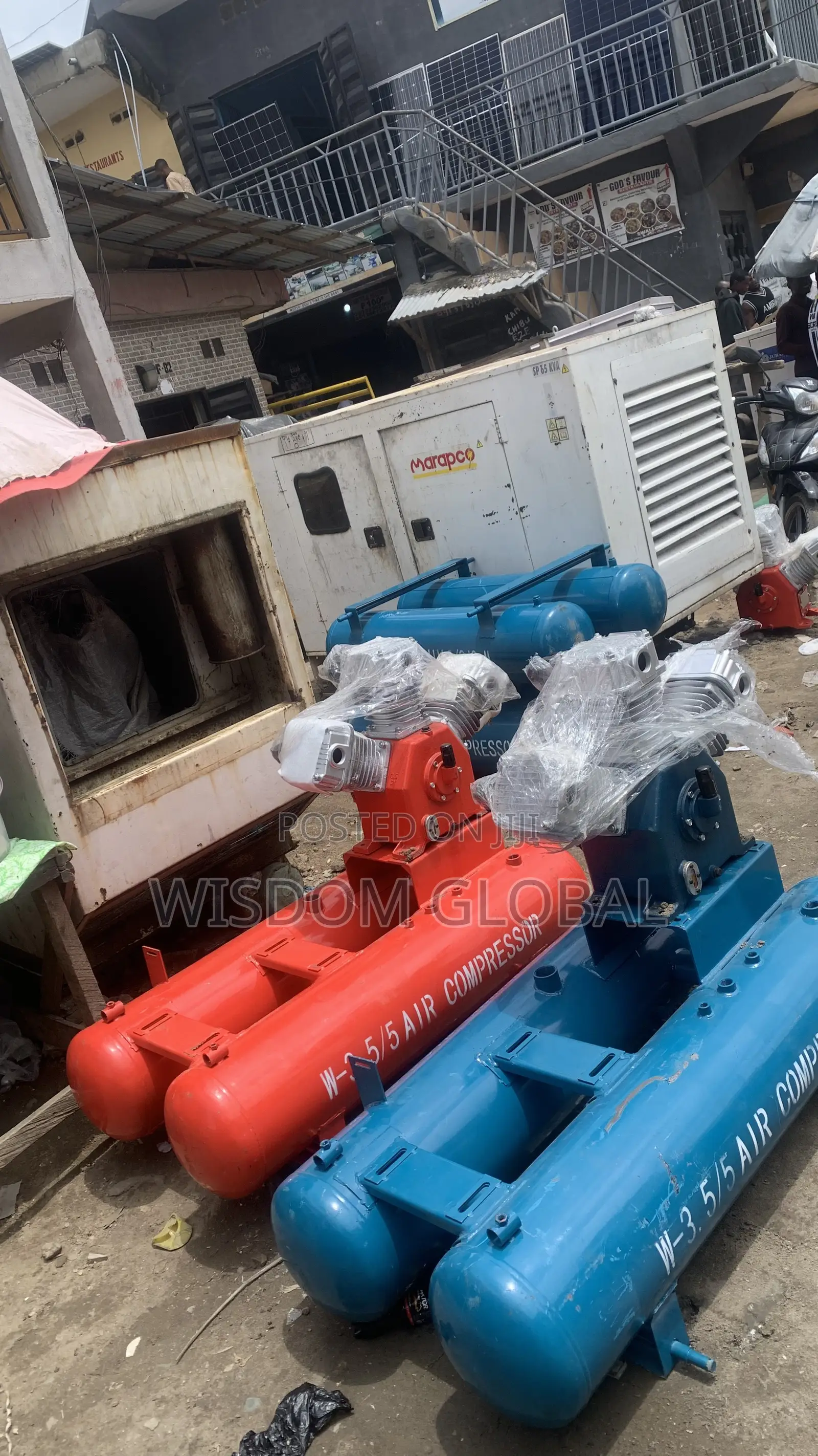W-3.5/5 Double Tank Air Compressor Machine Is Available
