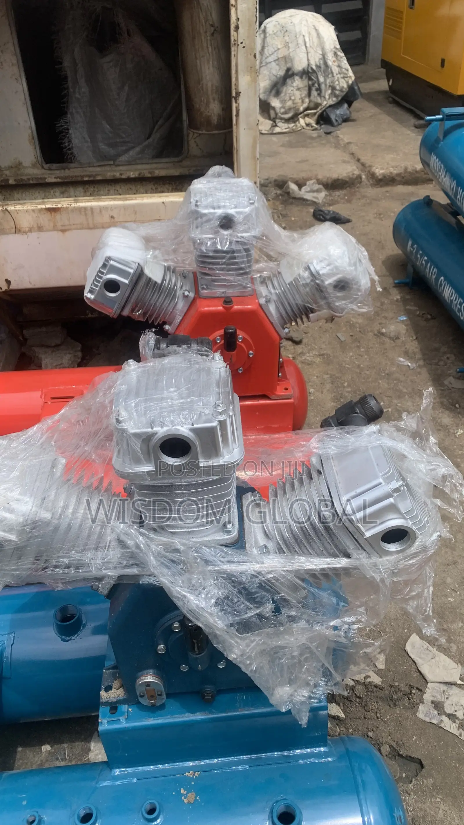 W-3.5/5 Double Tank Air Compressor Machine Is Available