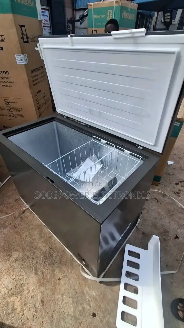 Hisense 250l Deep Freezer Fc340sh Silver 2 Years Warranty