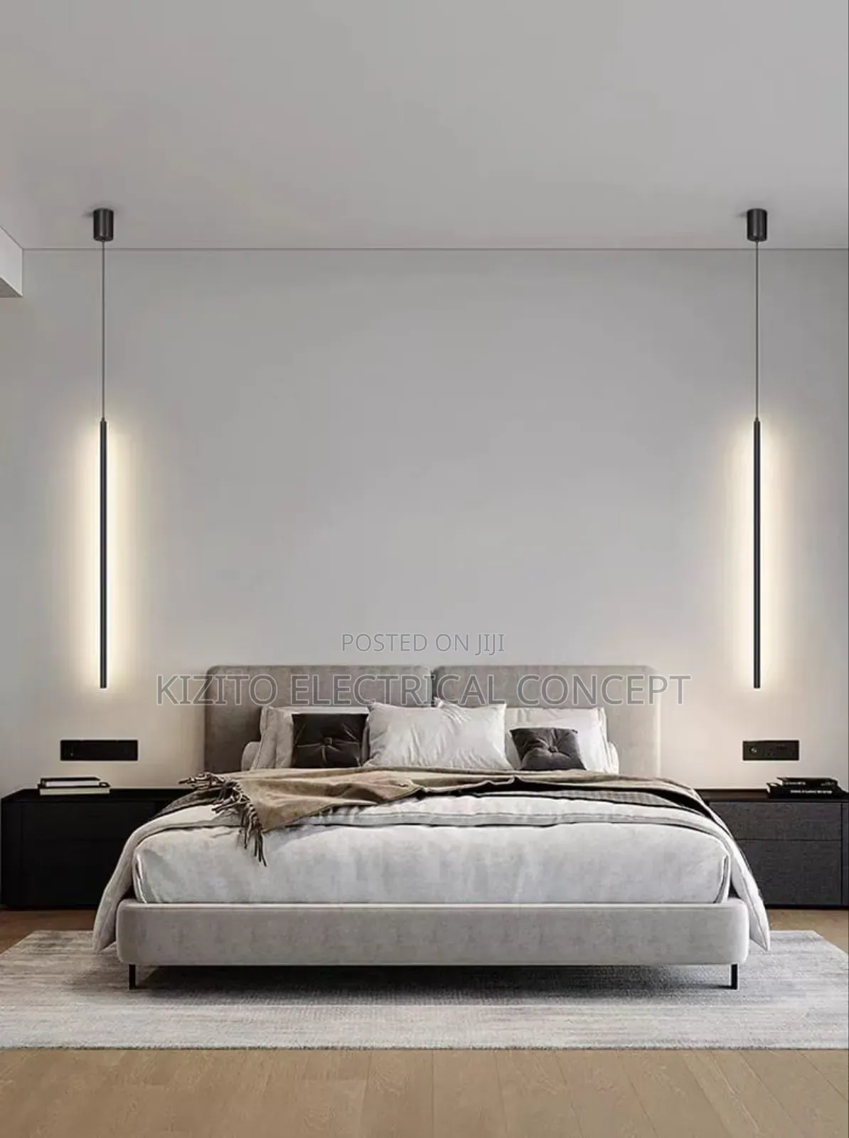 Led Dropped Bedside Lamp Bed Room Living Room Pendant