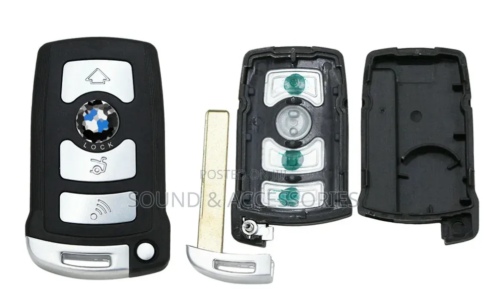 BMW 2 BUTTON Remote Key Fob Shell With Logo for E 1 3 5 6 7 X Z Series