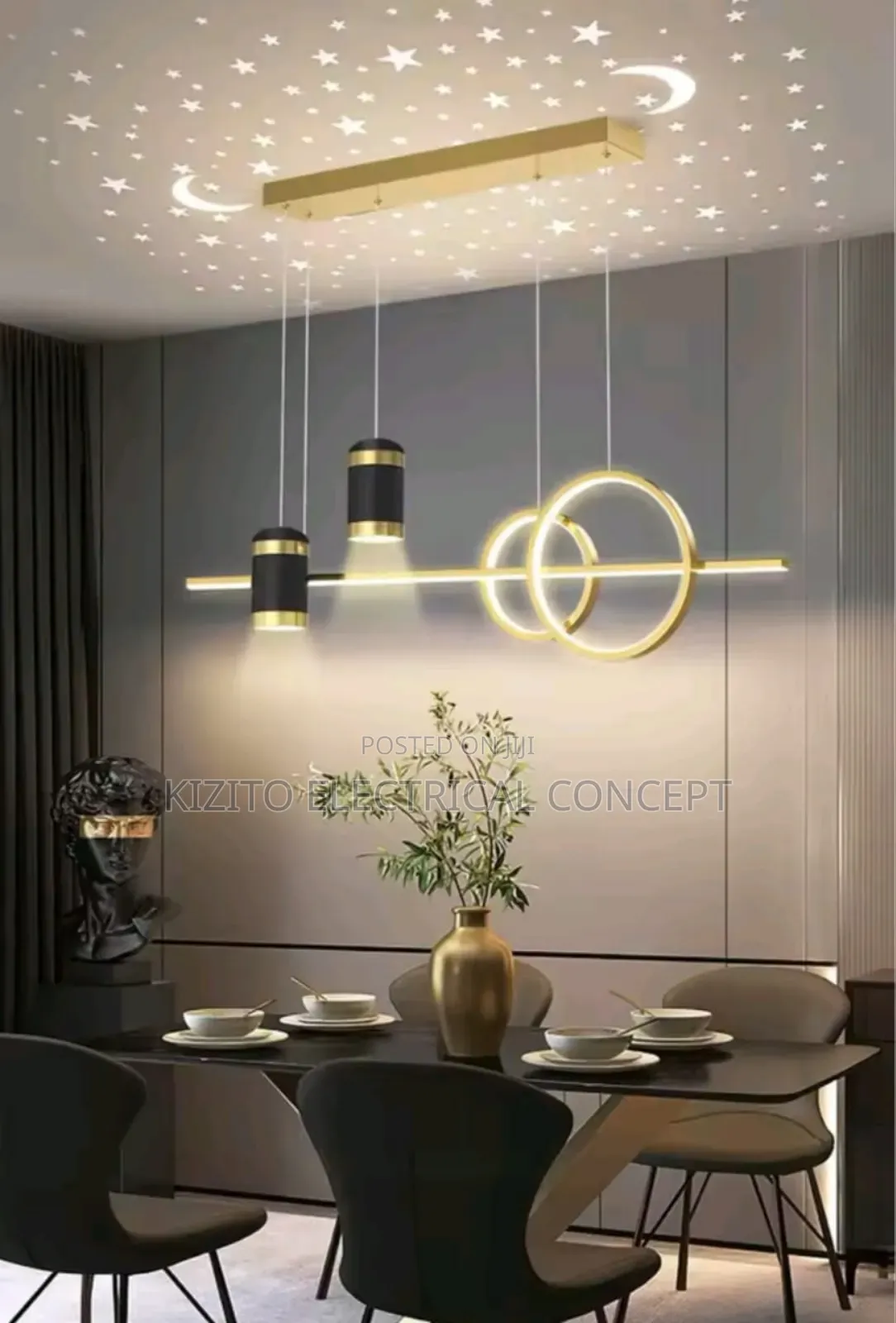 Led Dining Bedroom Chandelier Living Room Lamp