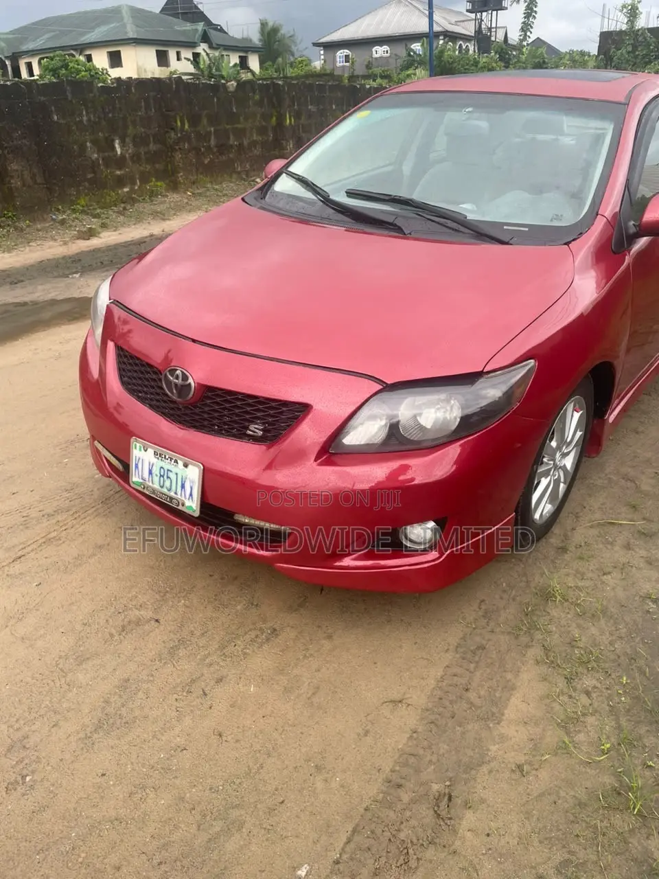 Toyota Corolla S 4dr Sedan (1.8L 4cyl 4A) 2010 Red