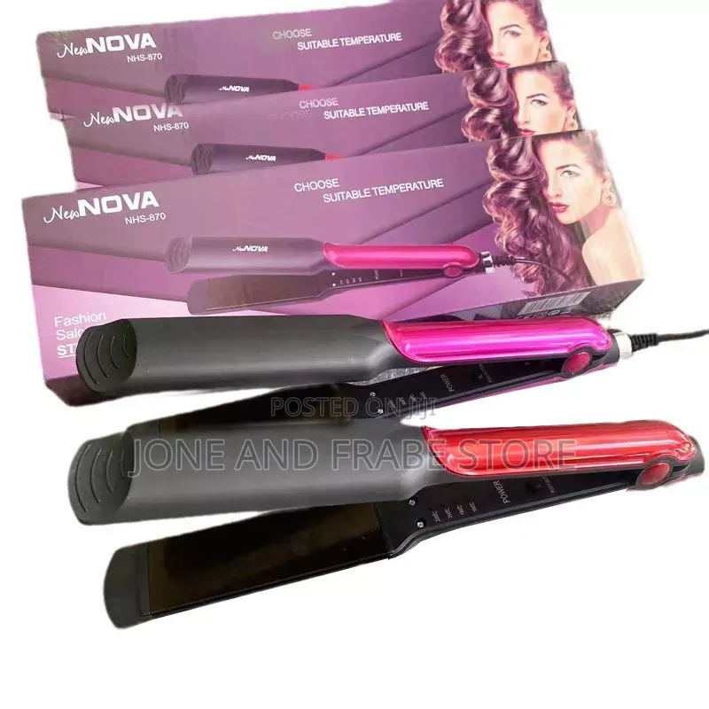 Nova Dual-Use Large Plate for Curling and Hair Straightener
