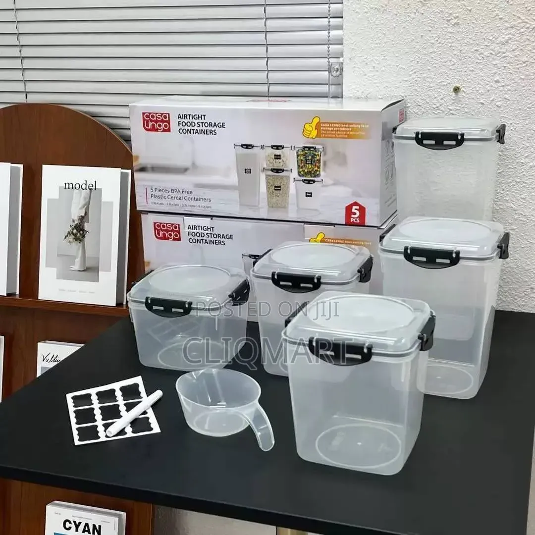 Casa Airtight Food Storage Container Set – 5 Pieces