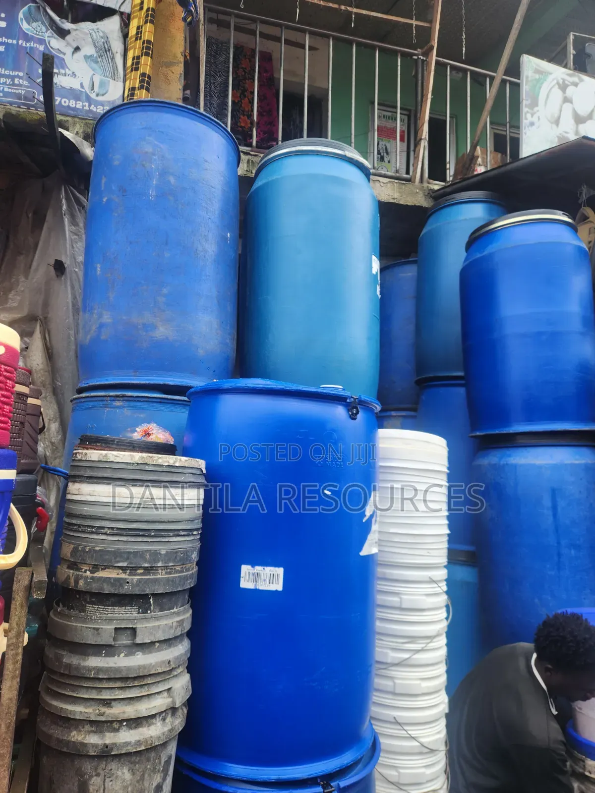 250L Heavy - Duty Liquid Storage Drum