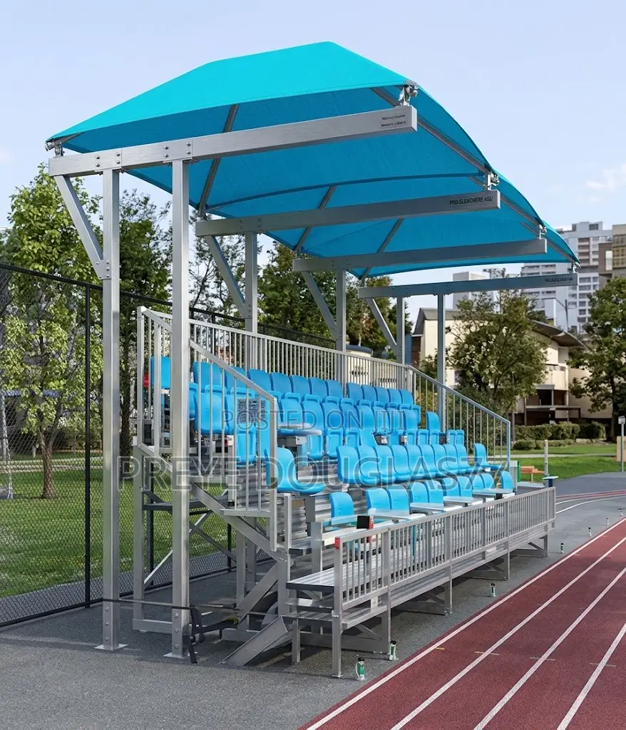 100-Seat Outdoor Demountable Steel Grandstand (Sgaier)
