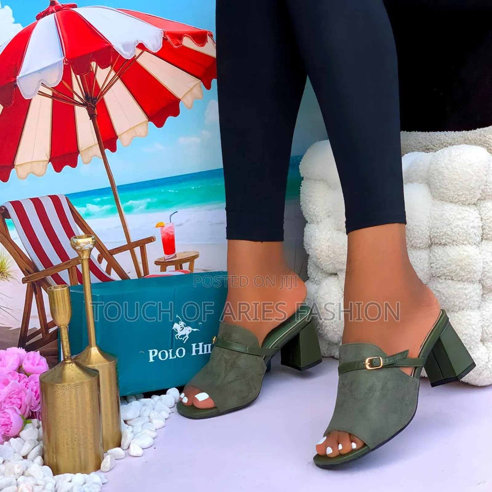 Polo Hill Slippers Heels for Women