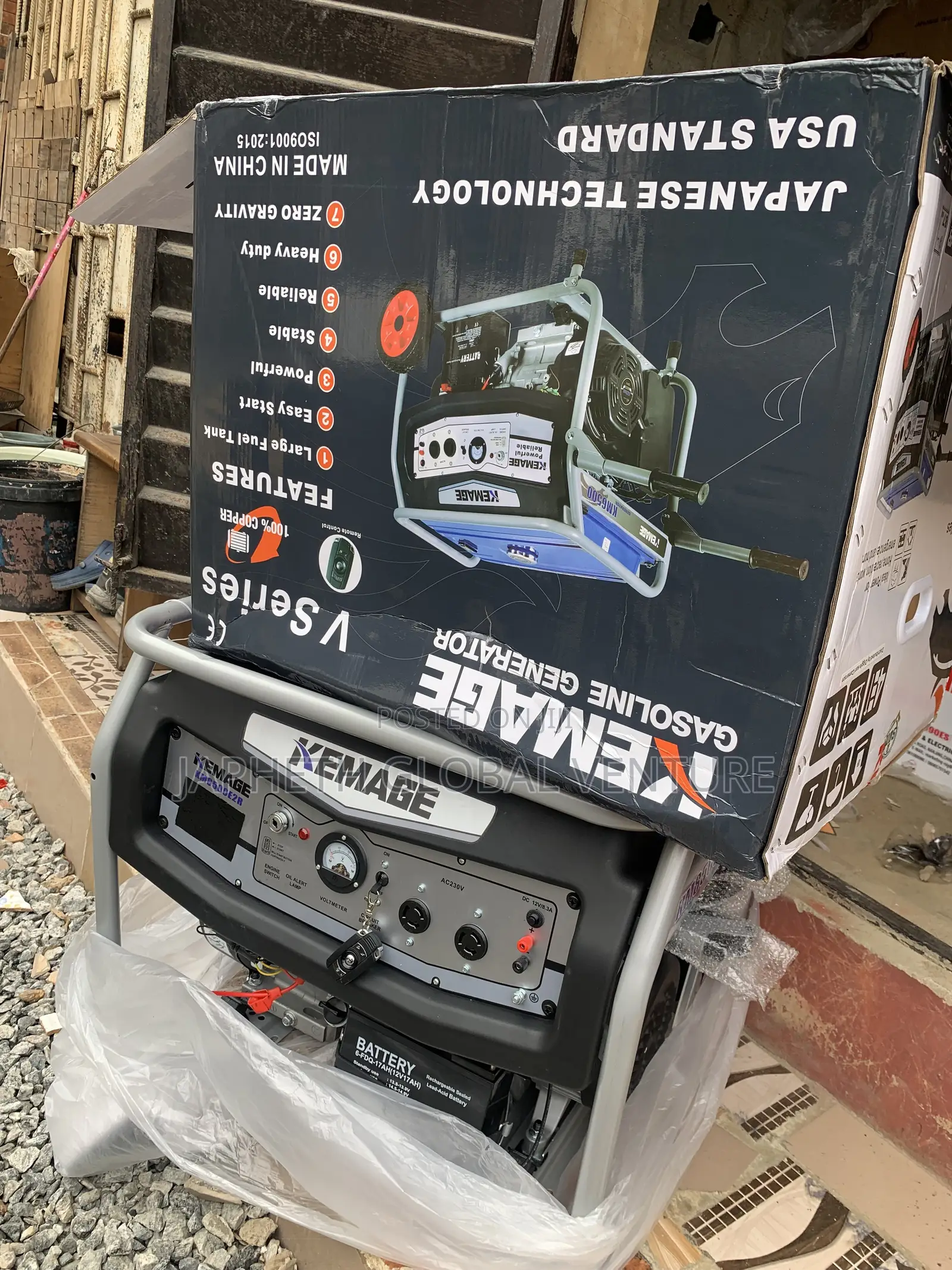 KEMAGE KM8500E2R 7kVA Generator – Reliable & Powerful