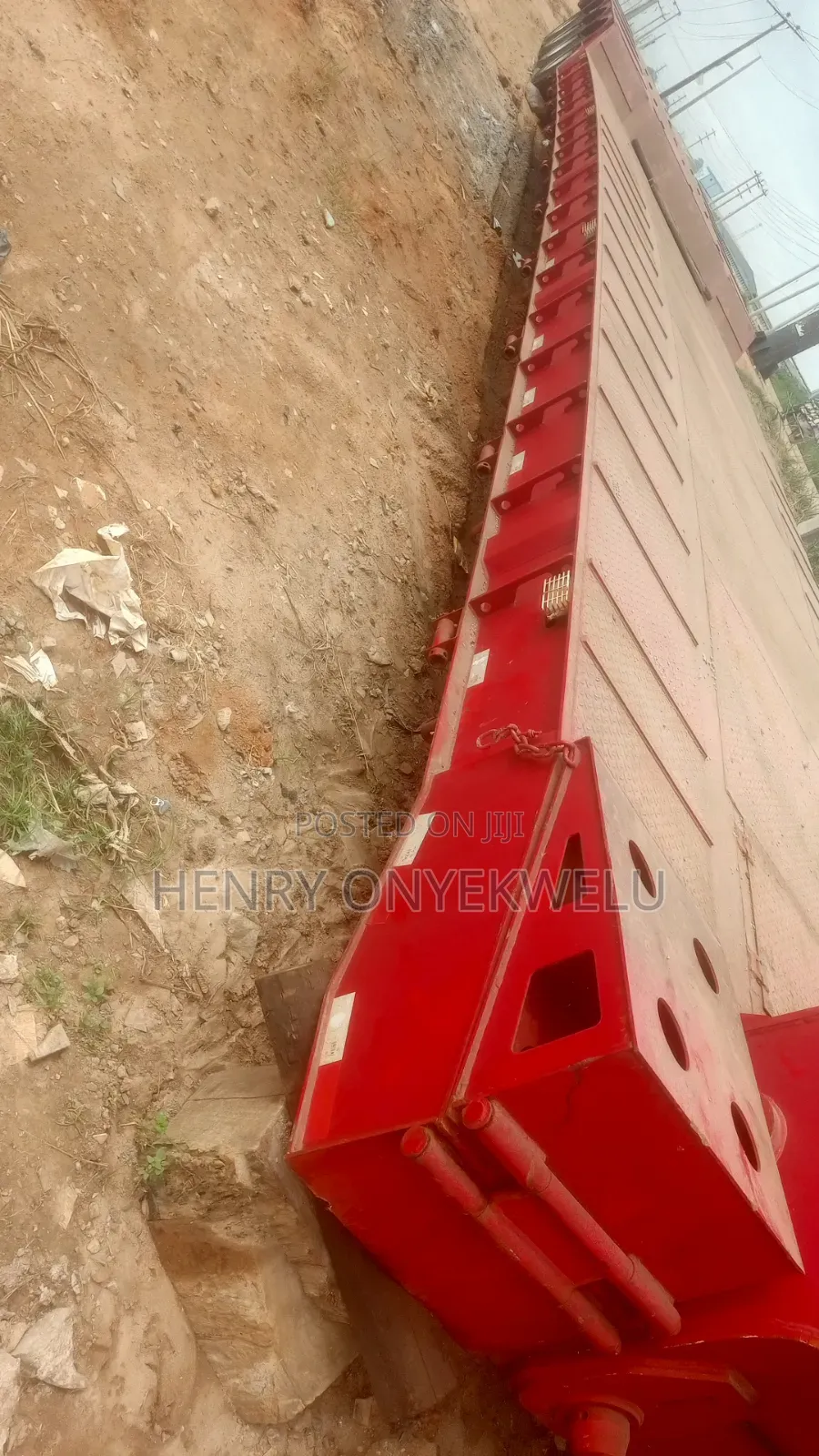60 Ft Long 150 Tons  Front Loader 4 Axles Lowbed