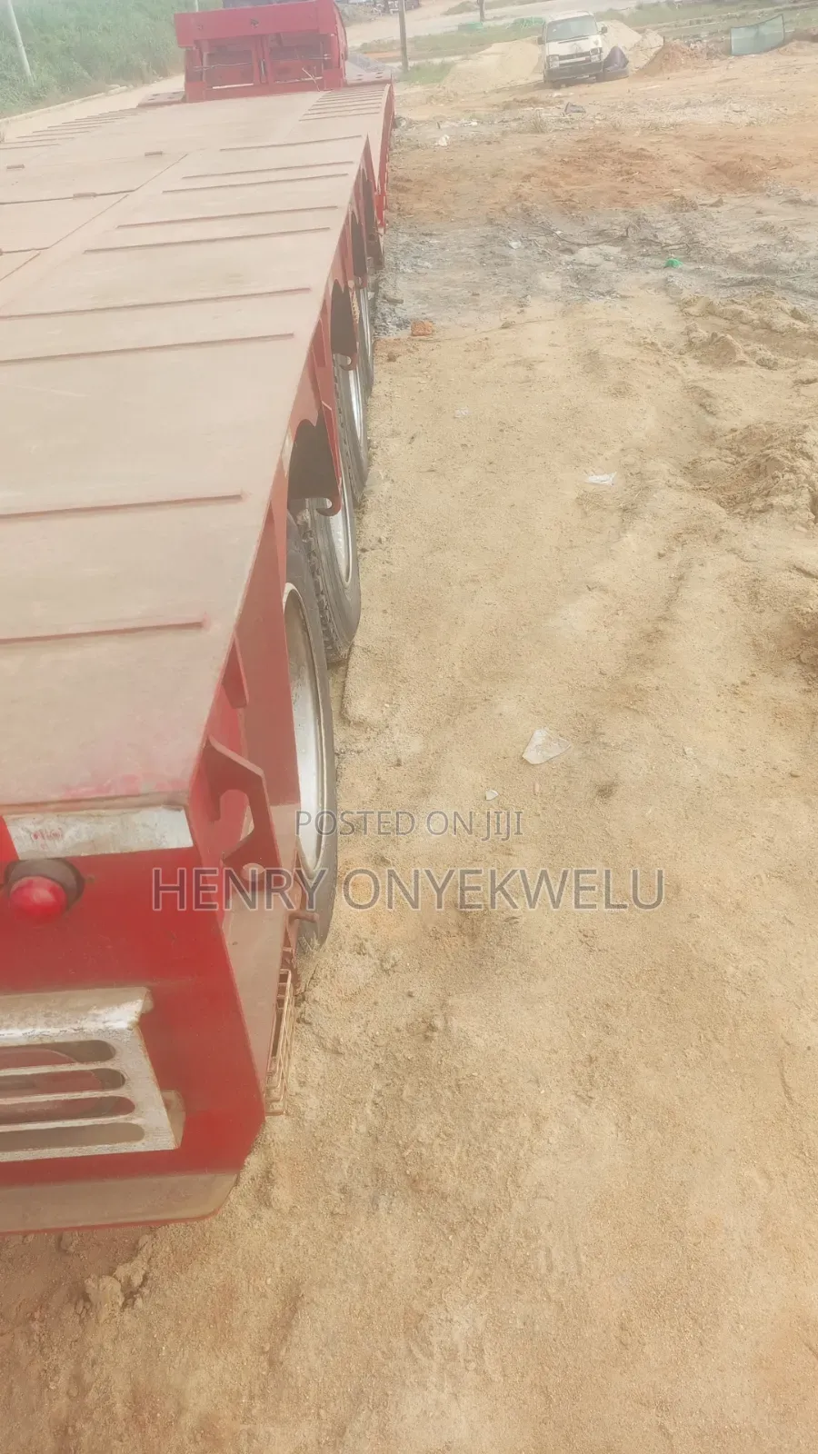 60 Ft Long 150 Tons  Front Loader 4 Axles Lowbed