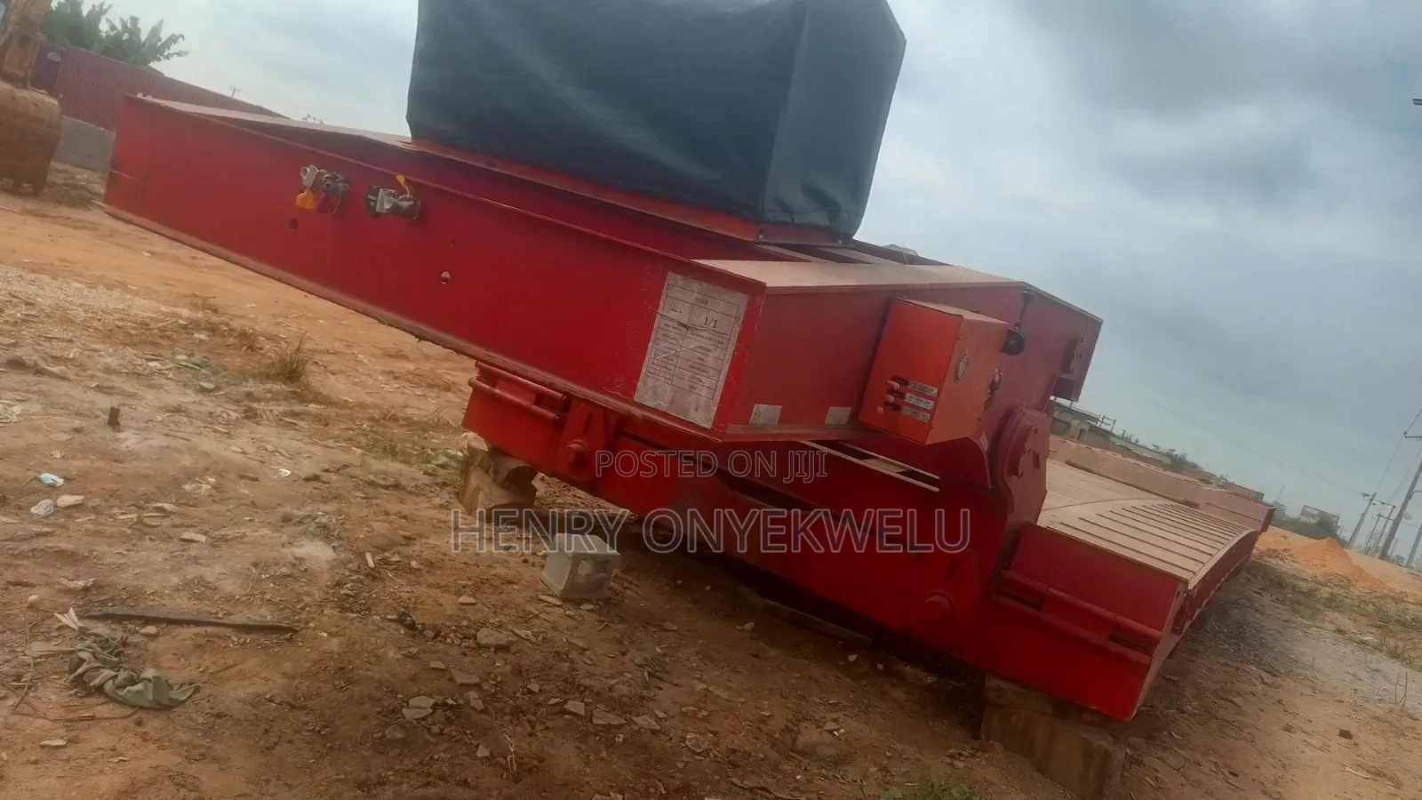 60 Ft Long 150 Tons  Front Loader 4 Axles Lowbed