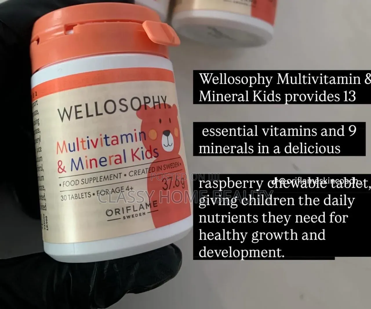 Oriflame Wellosophy Multivitamin & Mineral Kids Supplement
​