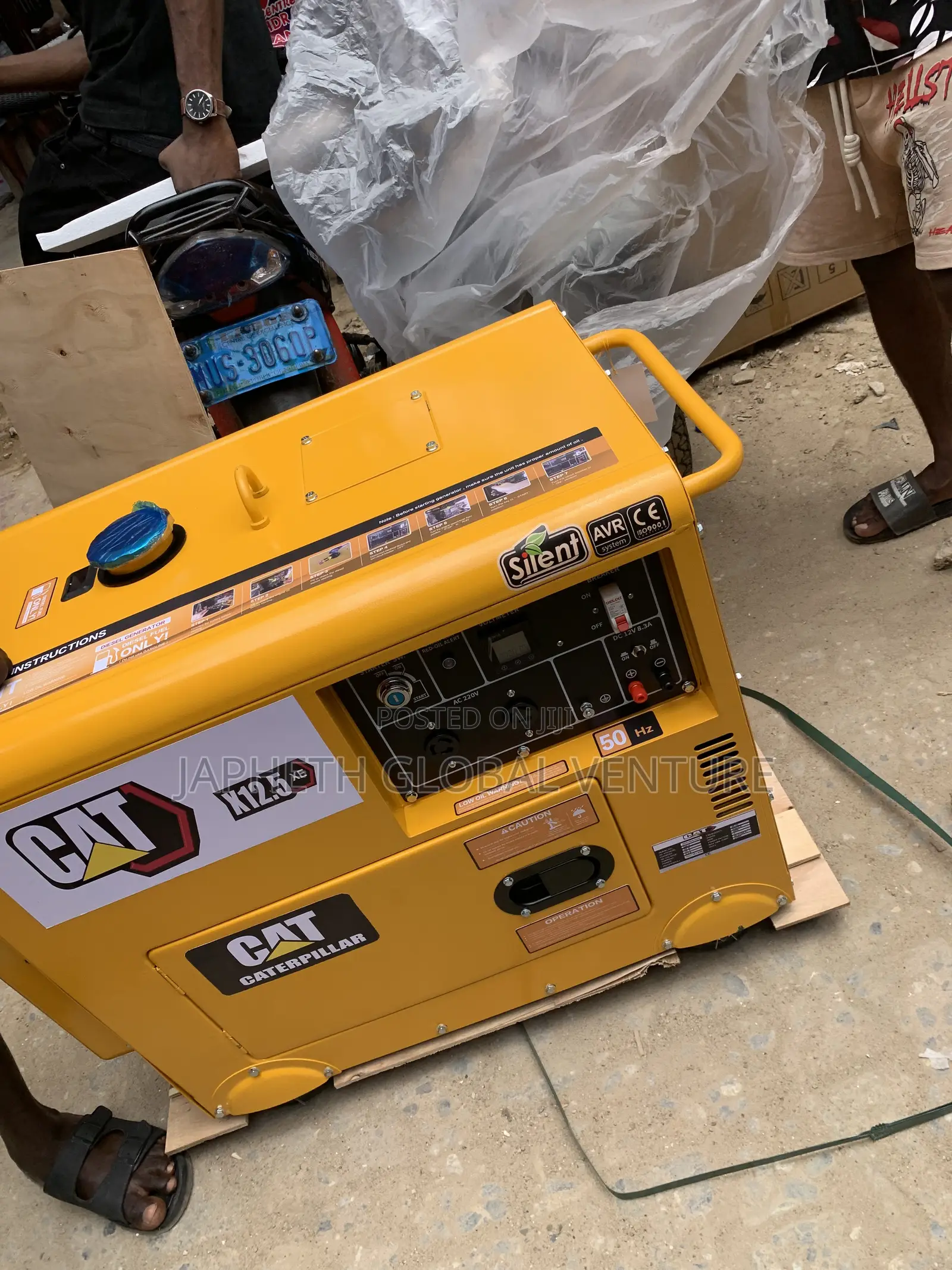 CAT X12.5 XE 12.5kVA Soundproof Generator – 100% Copper Coil