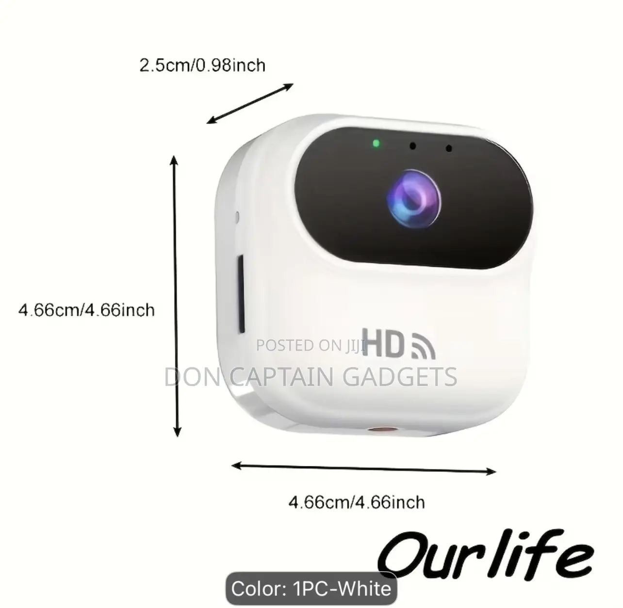 Mini Smart Wireless Wifi Security Camera, Indoor Camera App Control