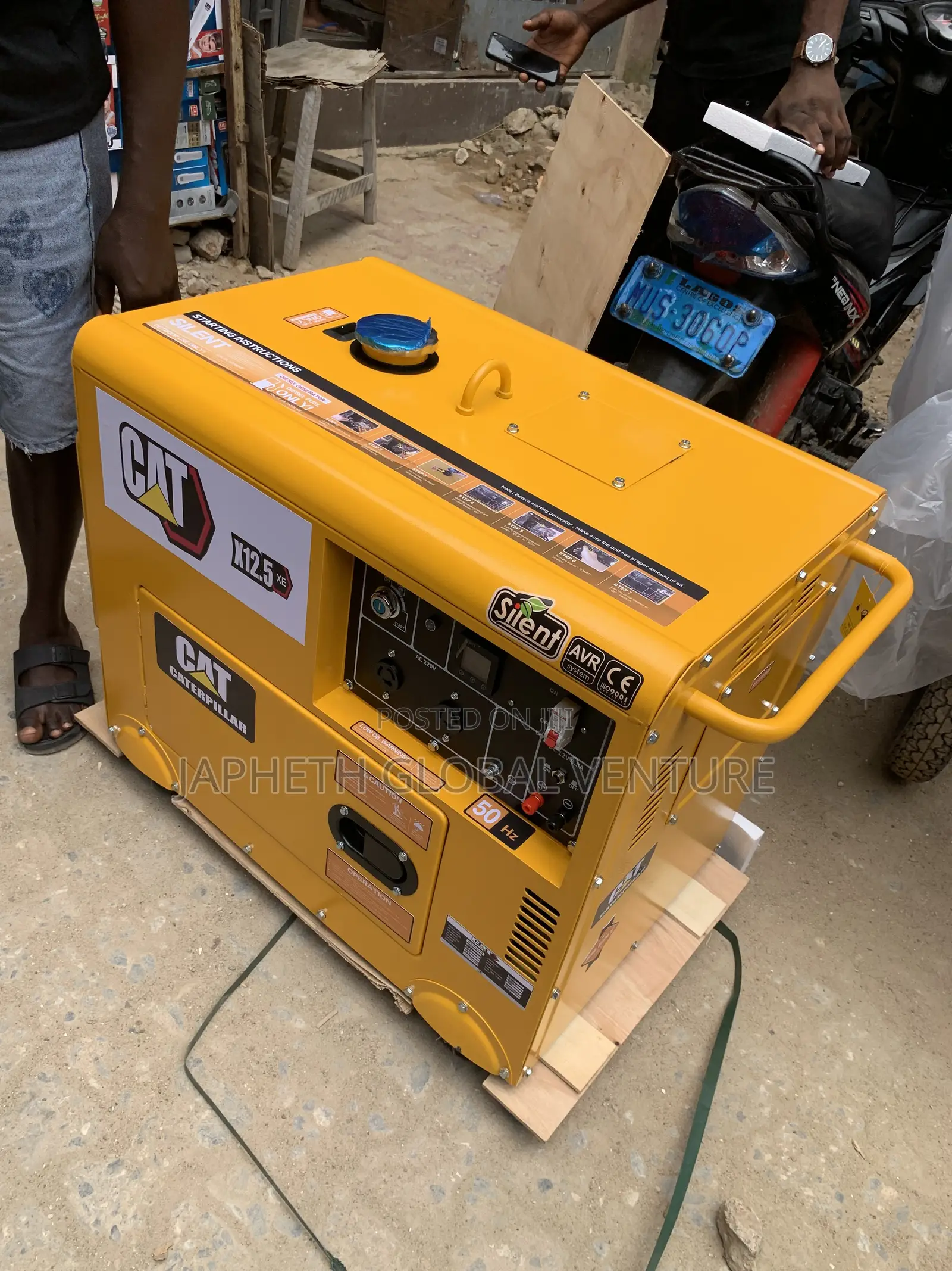 Brand New CAT 12.5kVA Soundproof Generator – Premium Quality