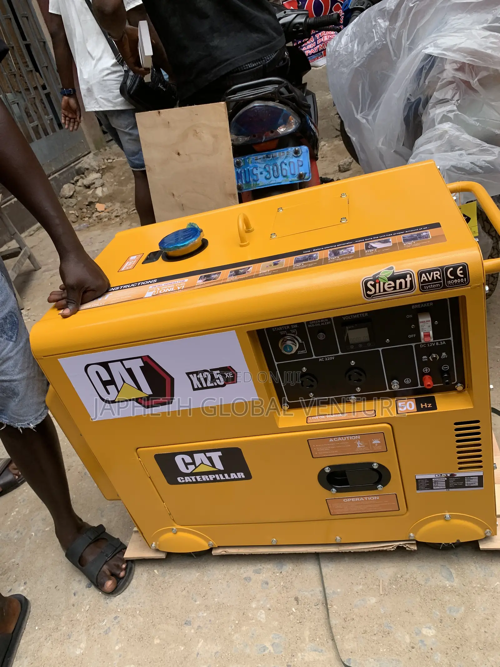 Brand New CAT 12.5kVA Soundproof Generator – Premium Quality