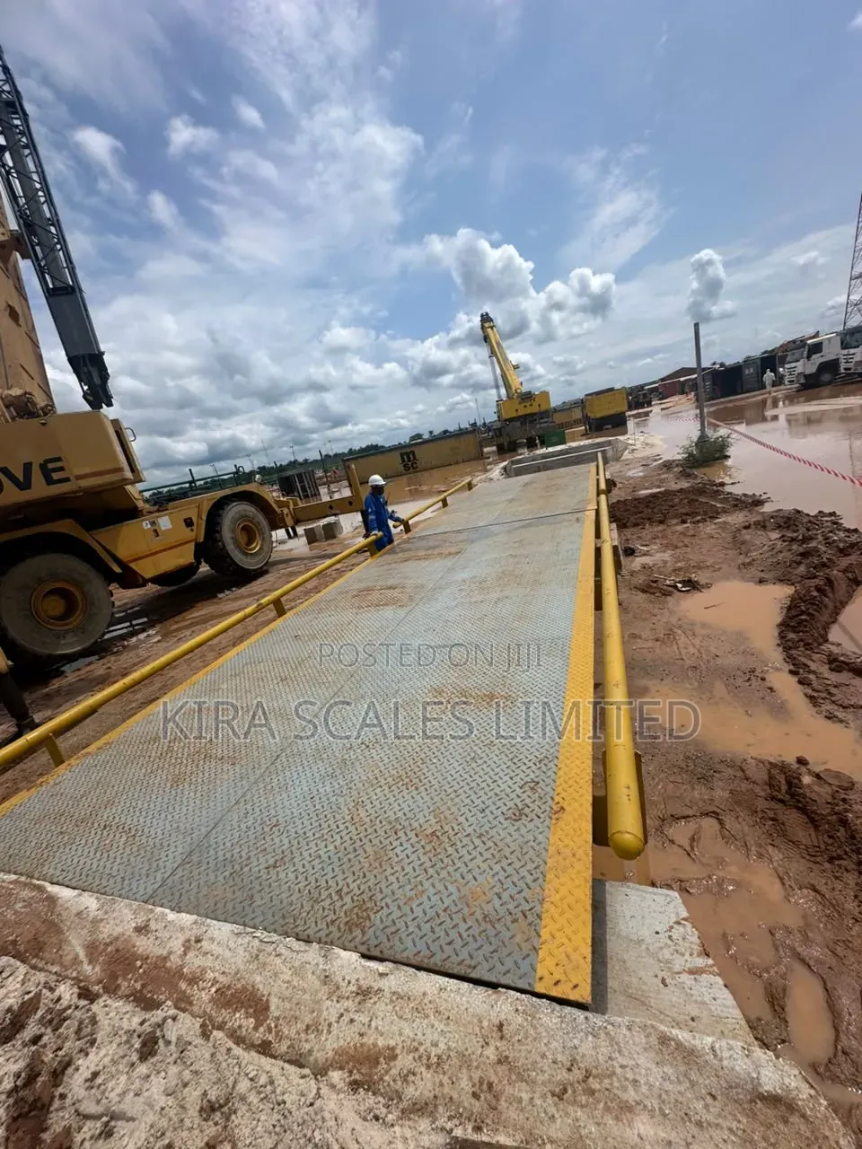 120 Ton Truck Scale Weighbridge Complete Installation