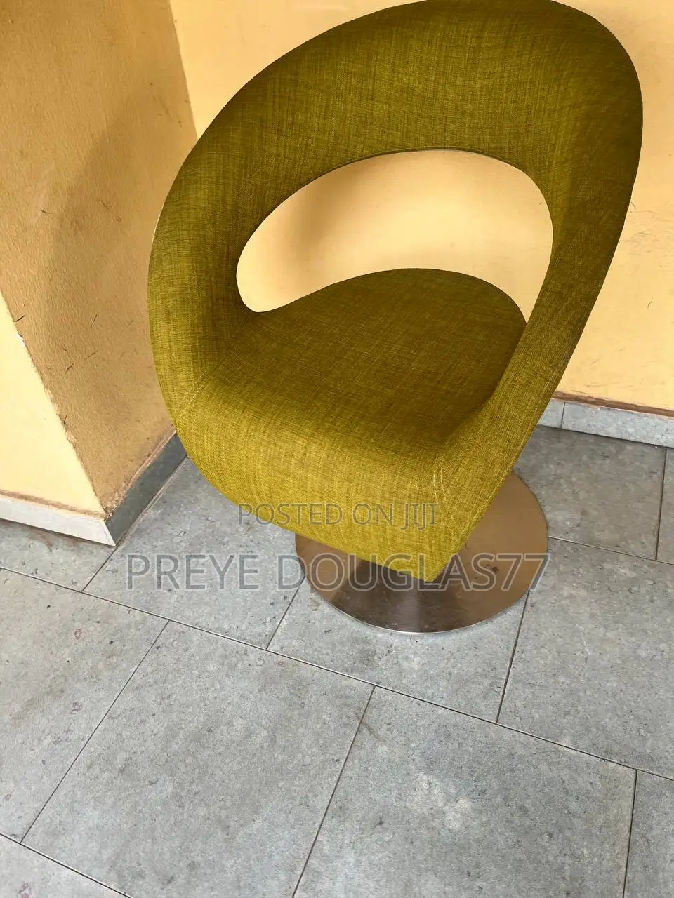 Brand New Modern Curved Accent Chair