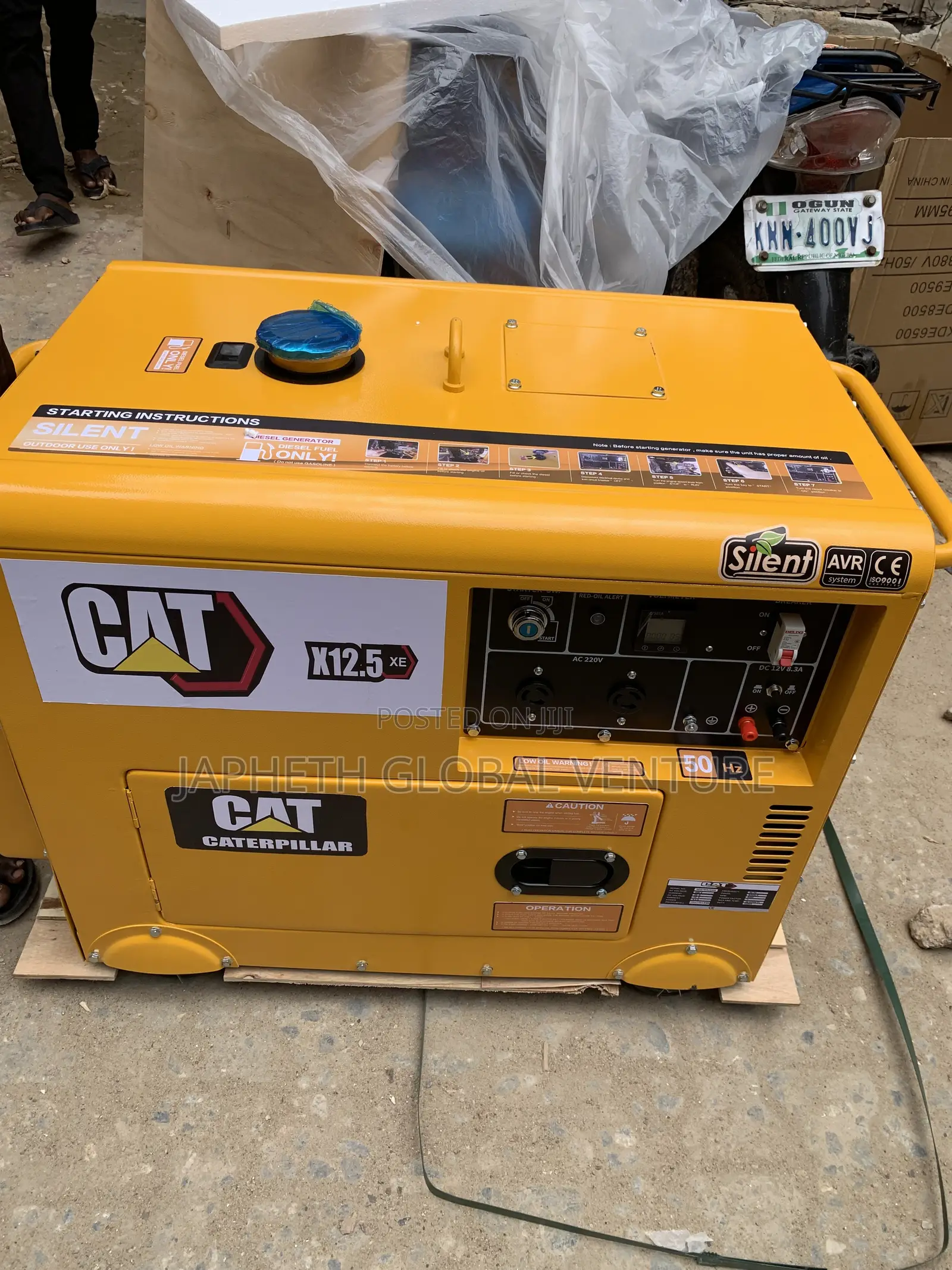Brand New CAT 12.5kVA Soundproof Generator – Premium Quality