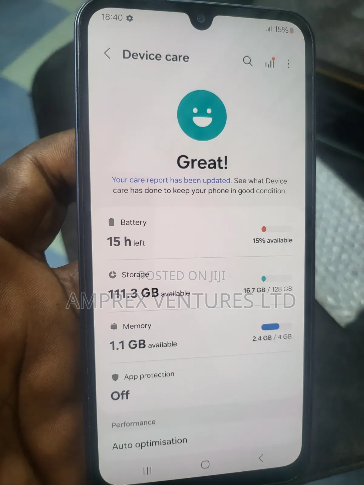 Samsung Galaxy A15 5G 128 GB Blue