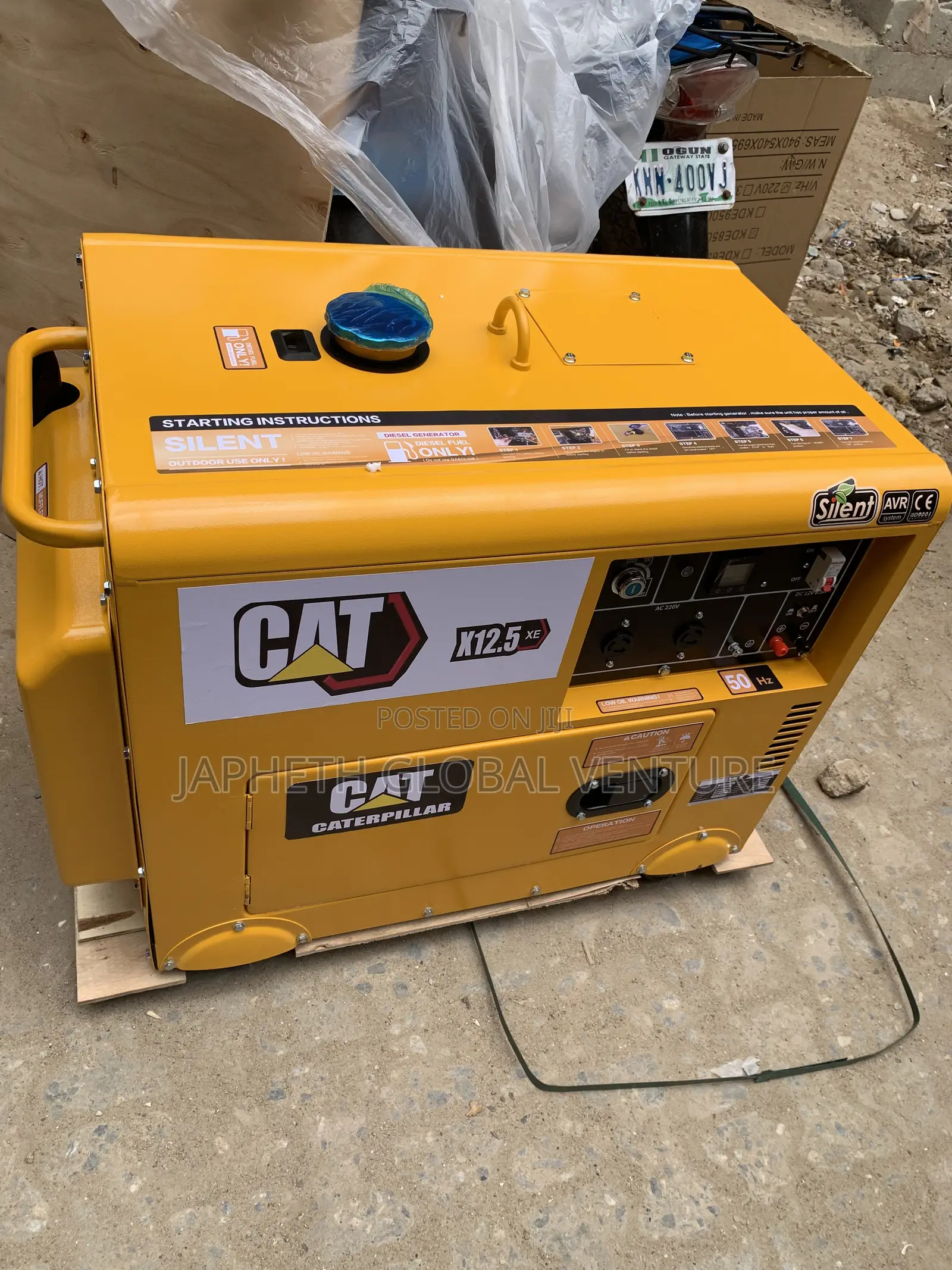 12.5kVA CAT Silent Generator for Home Business