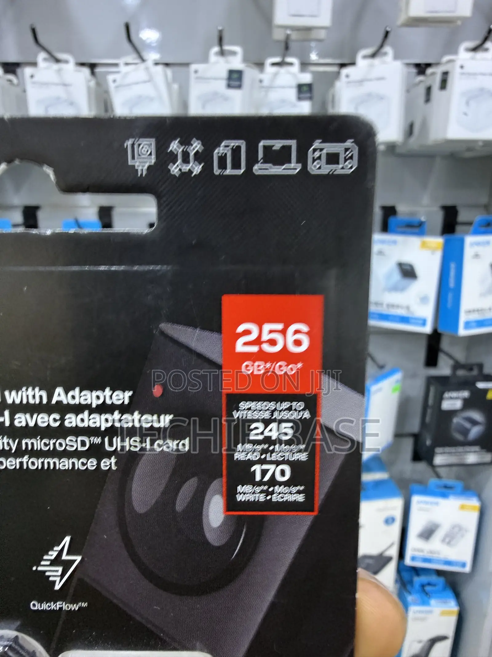 Sandisk Extreme MicroSD UHS-I Card With Adapter 256GB