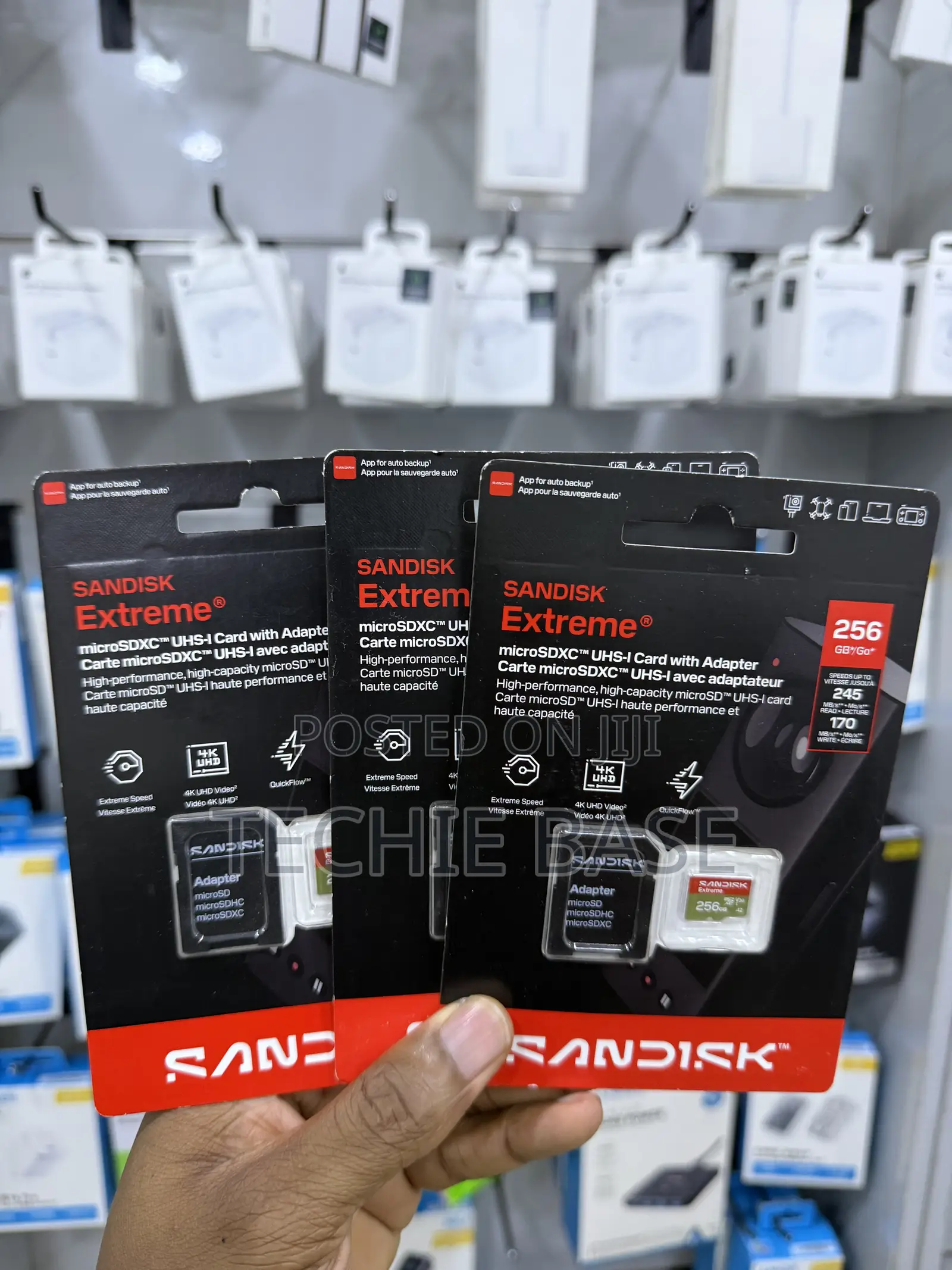 Sandisk Extreme MicroSD UHS-I Card With Adapter 256GB