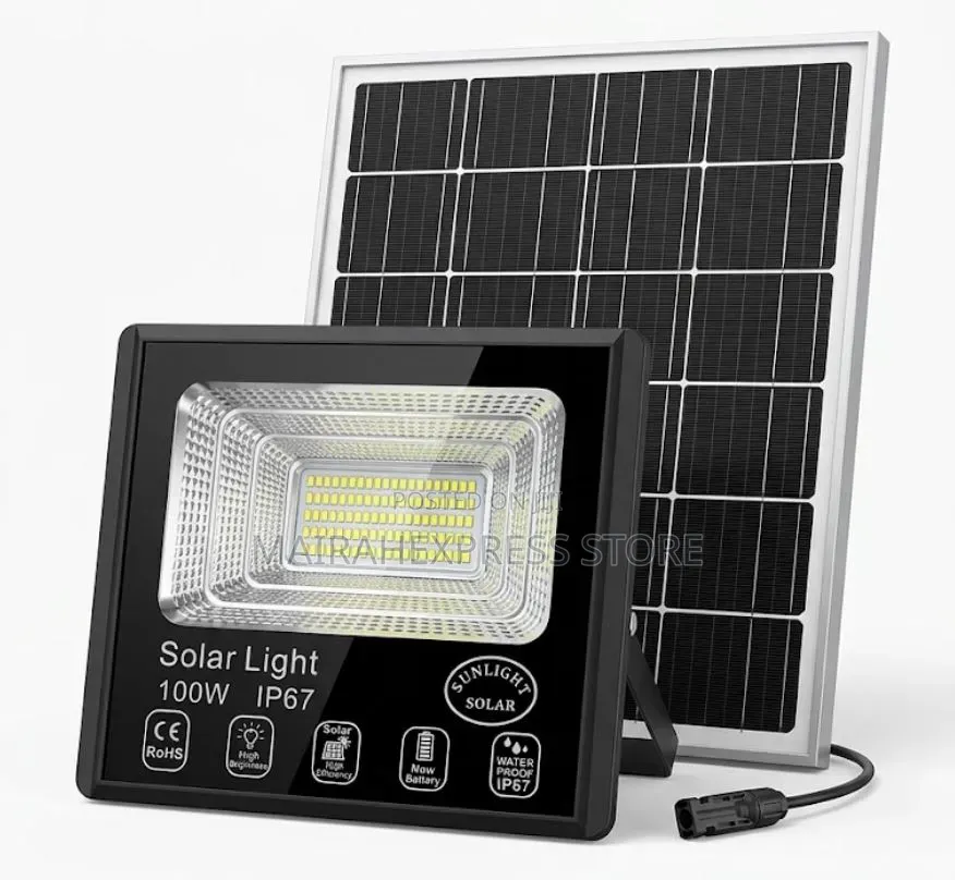 Lfill Lite 100W Solar Flood Light (Model LL-8100),