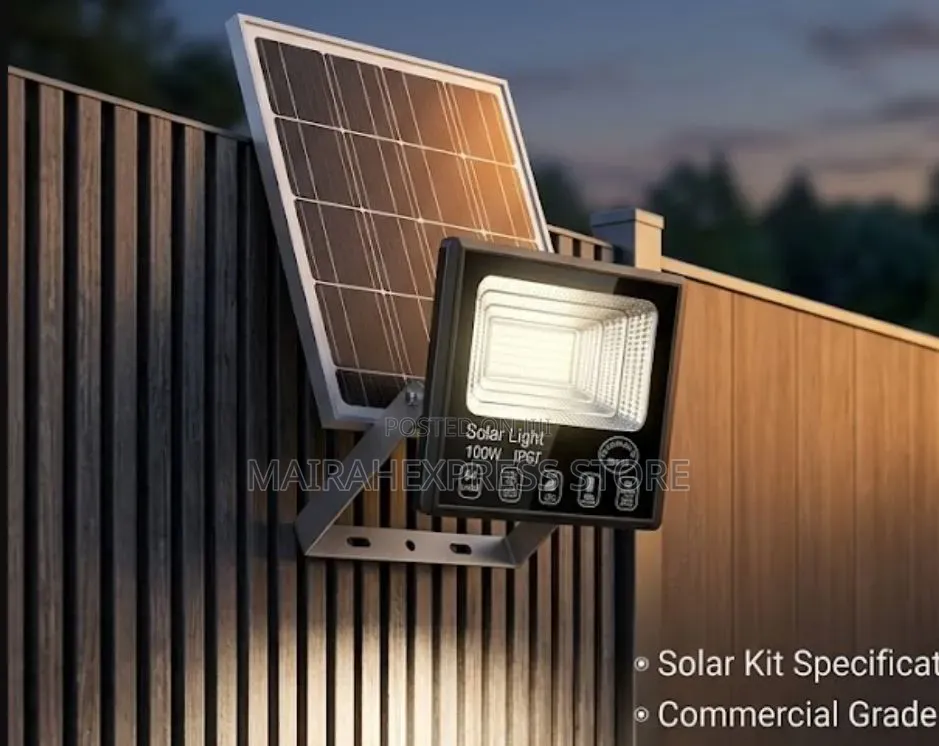 Lfill Lite 100W Solar Flood Light (Model LL-8100),
