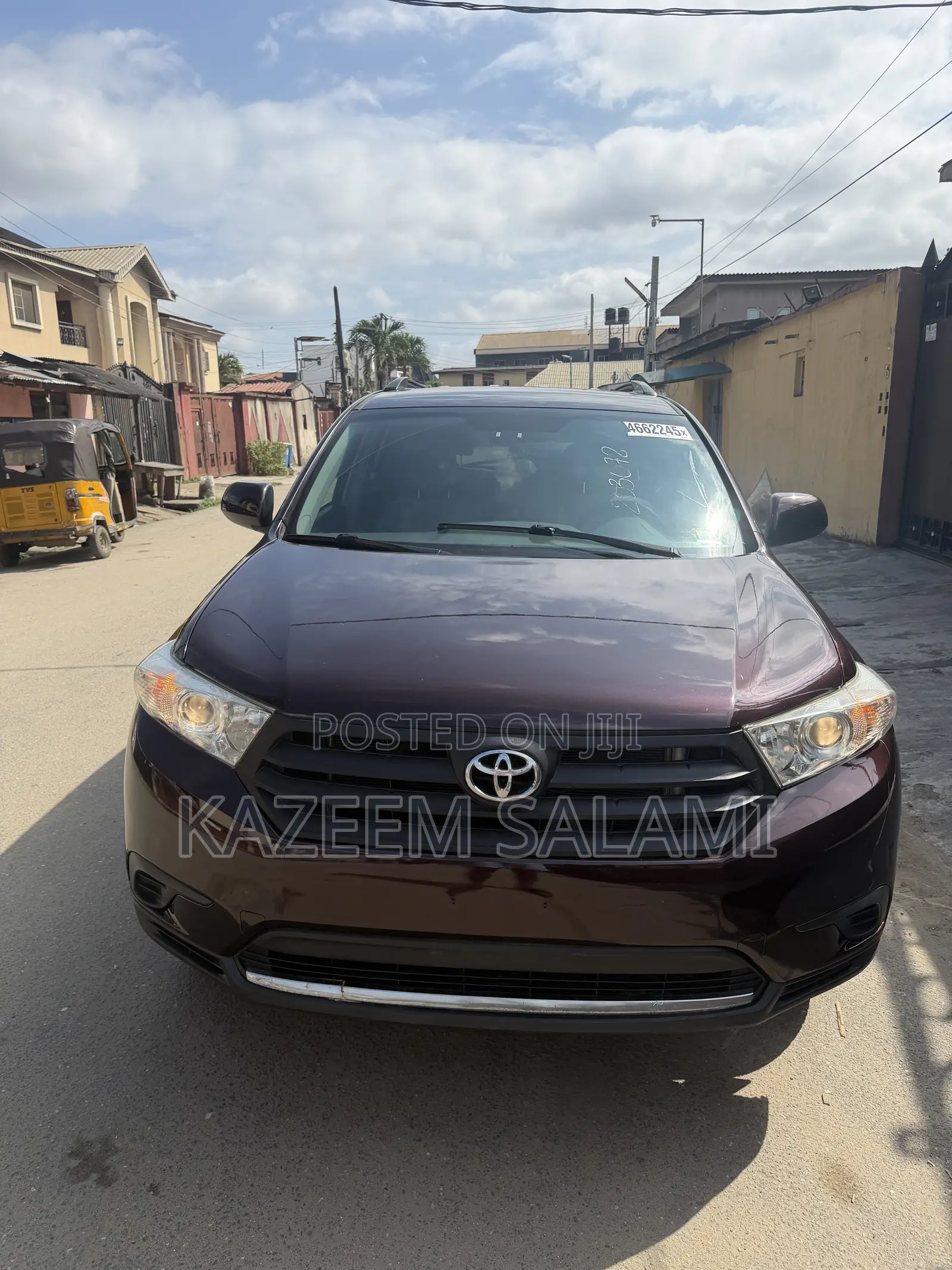 Toyota Highlander Limited 3.5L 2WD 2013 Burgundy
