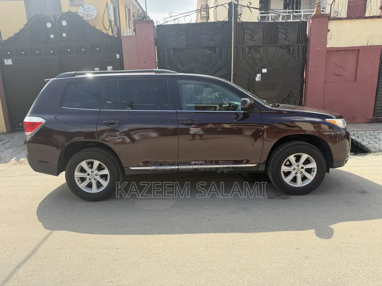 Toyota Highlander Limited 3.5L 2WD 2013 Burgundy
