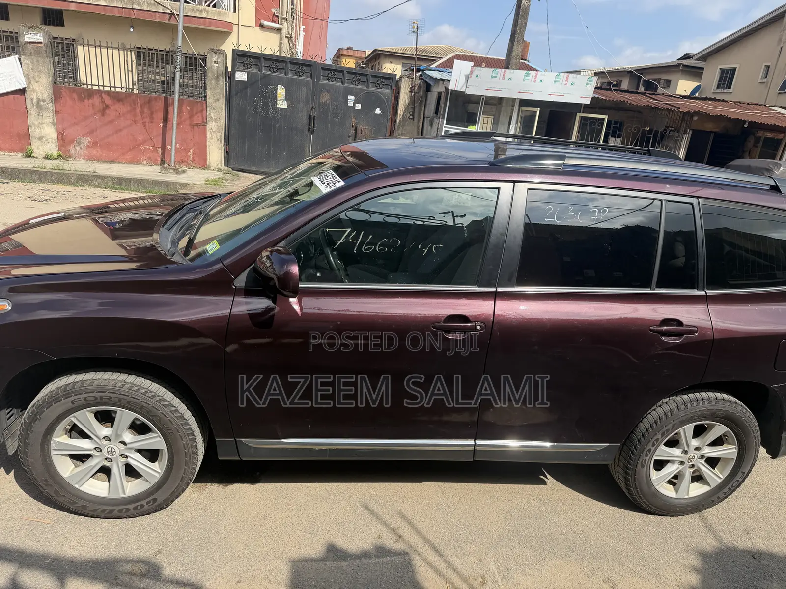 Toyota Highlander Limited 3.5L 2WD 2013 Burgundy
