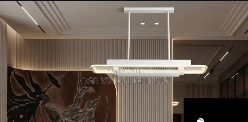 Invisible Bladeless Ceiling Fan LED Chandelier With Remote Control